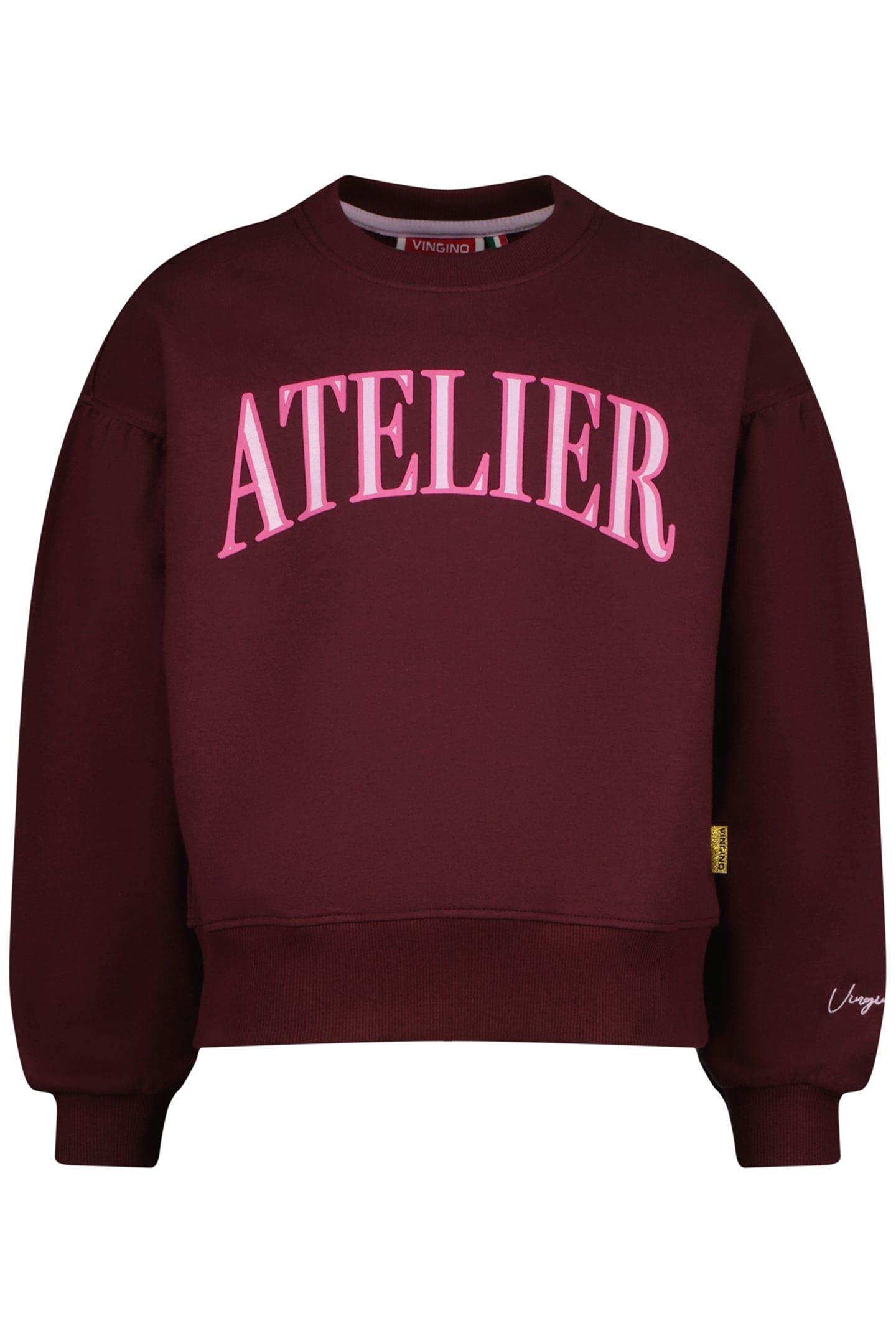GIRLS NORAN SWEATER RED WINE 3