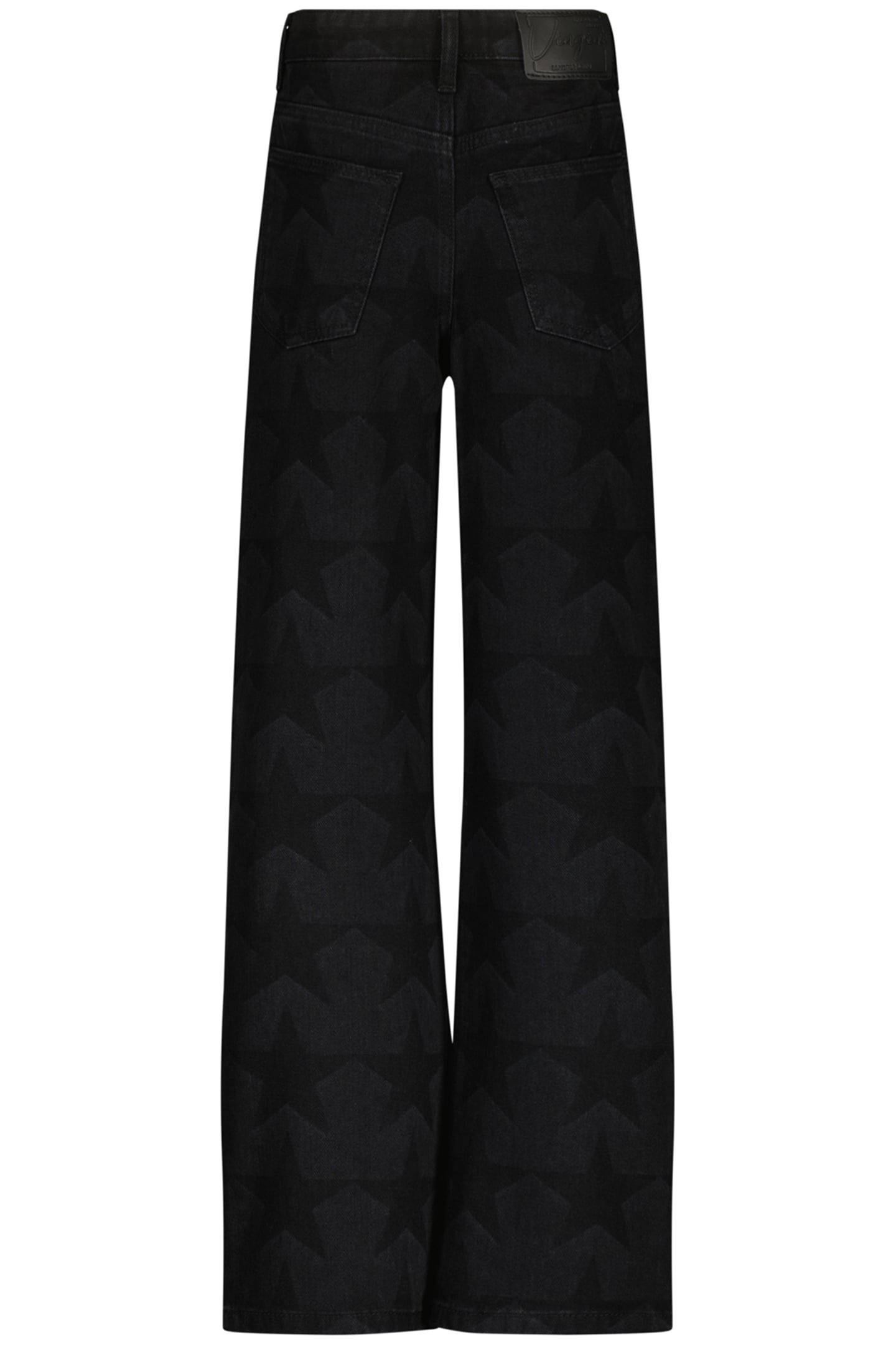 GIRLS CATO STAR JEANS WASHED BLACK 4