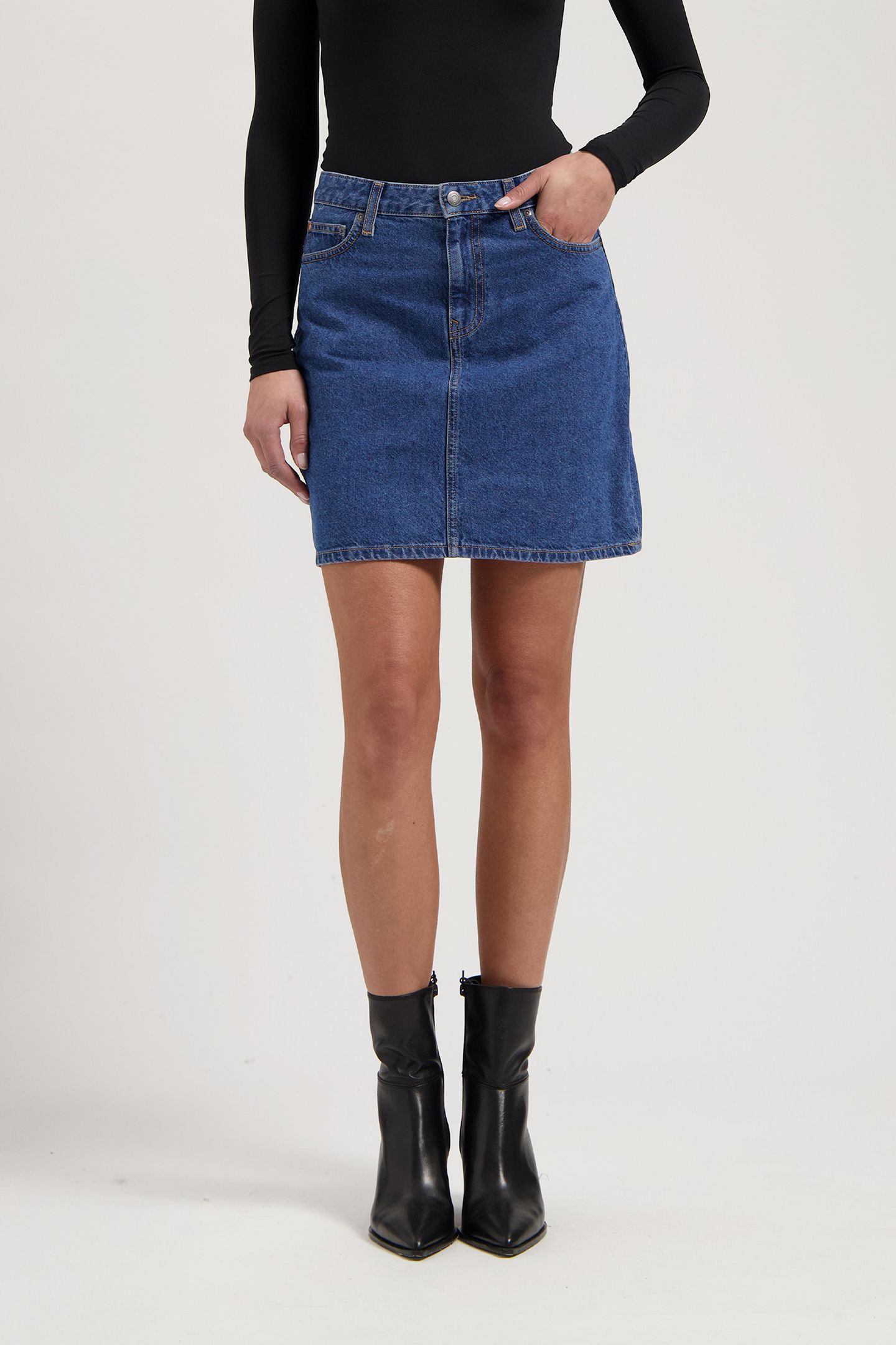 AUDRY MINI SKIRT MEDIUM STONE 1