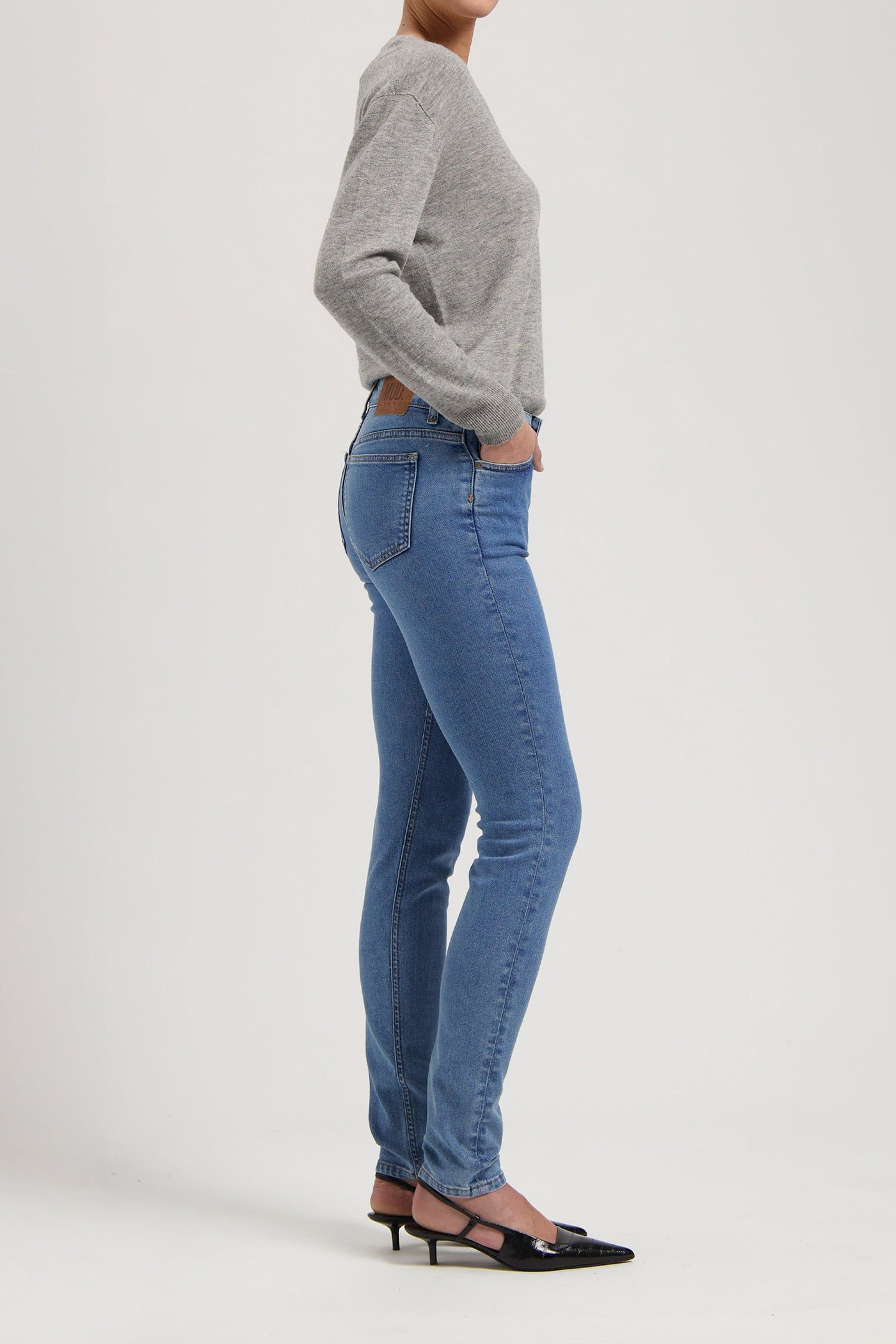 SKYLER MID SKINNY STONE VINTAGE 5