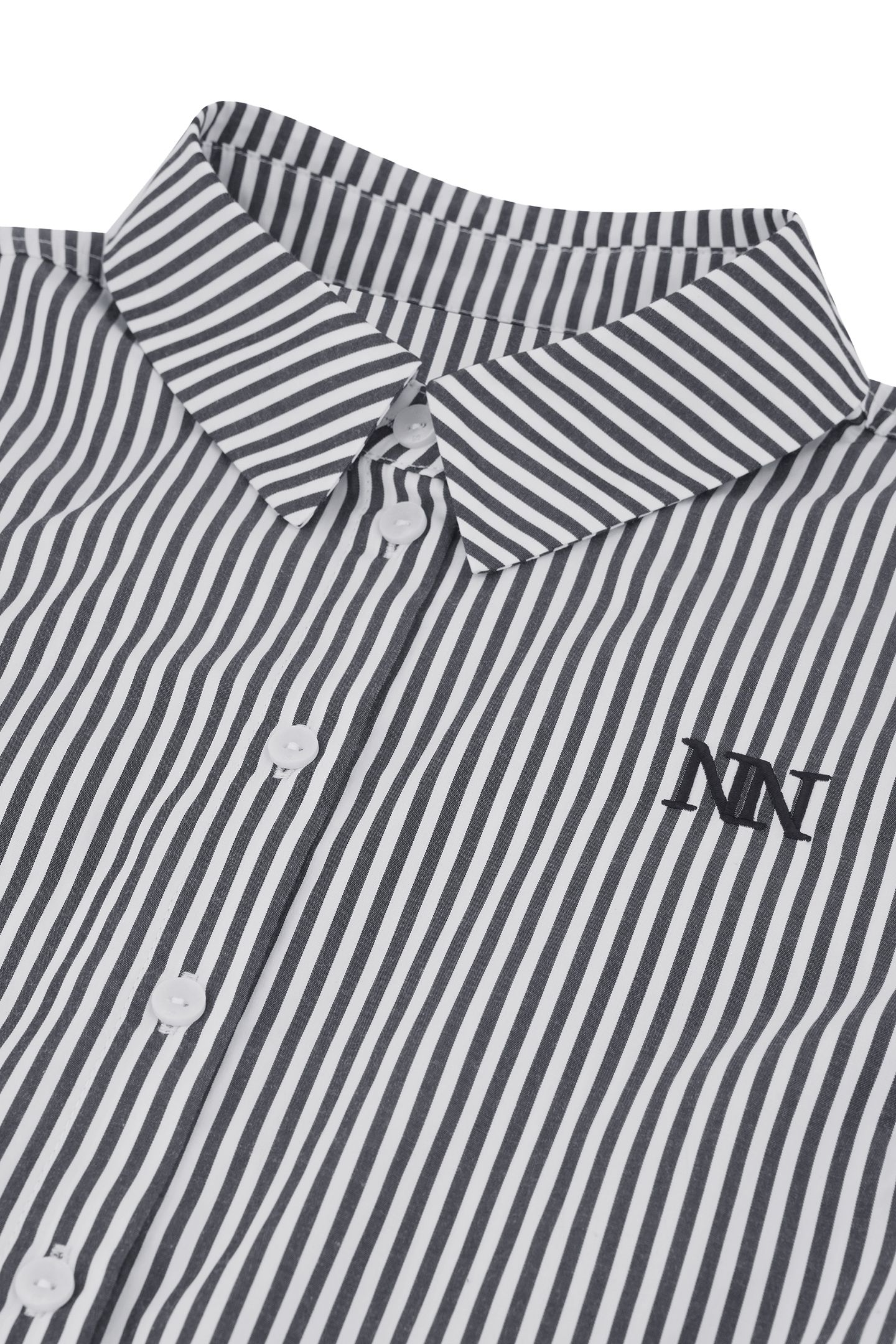 NOMI BLOUSE BLACK/OFF WHITE 4