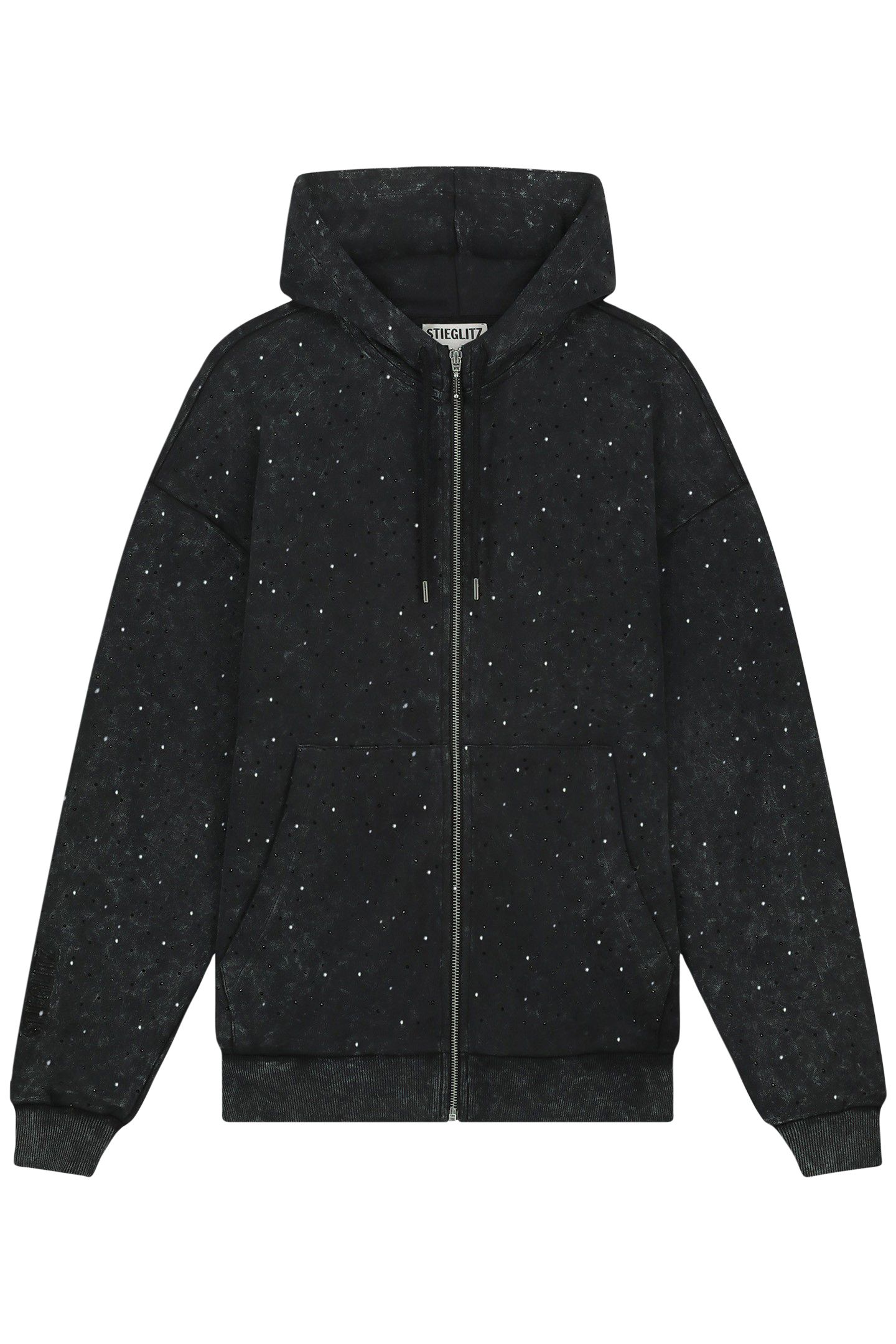 NADJA ZIPPED HOODIE GREY 1