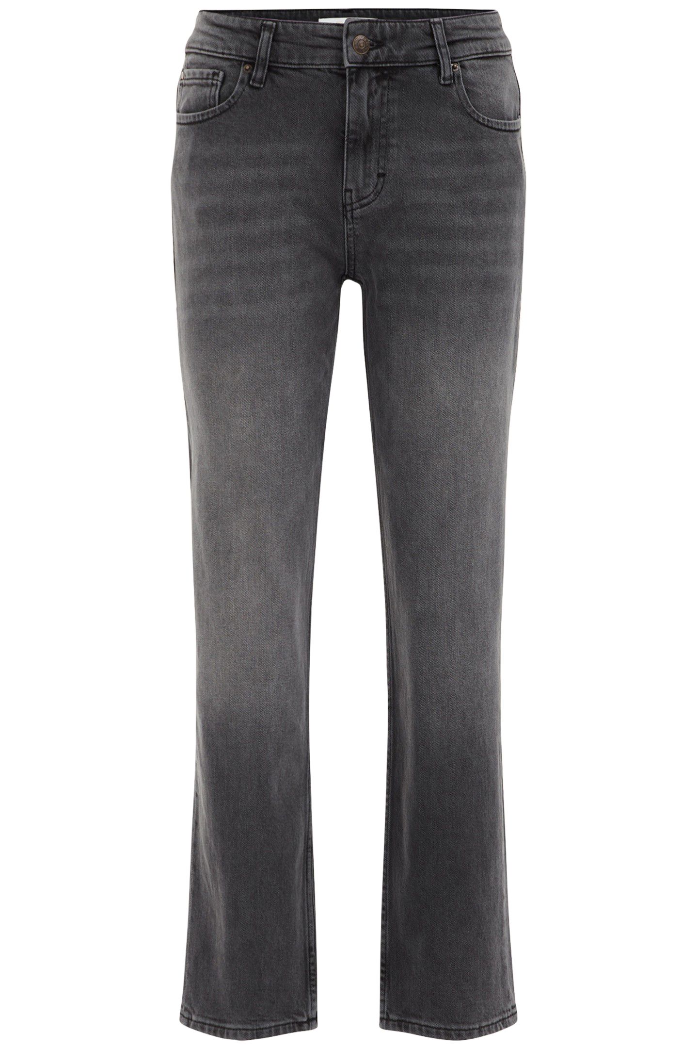 5-POCKET MID WAIST DARK GREY 4