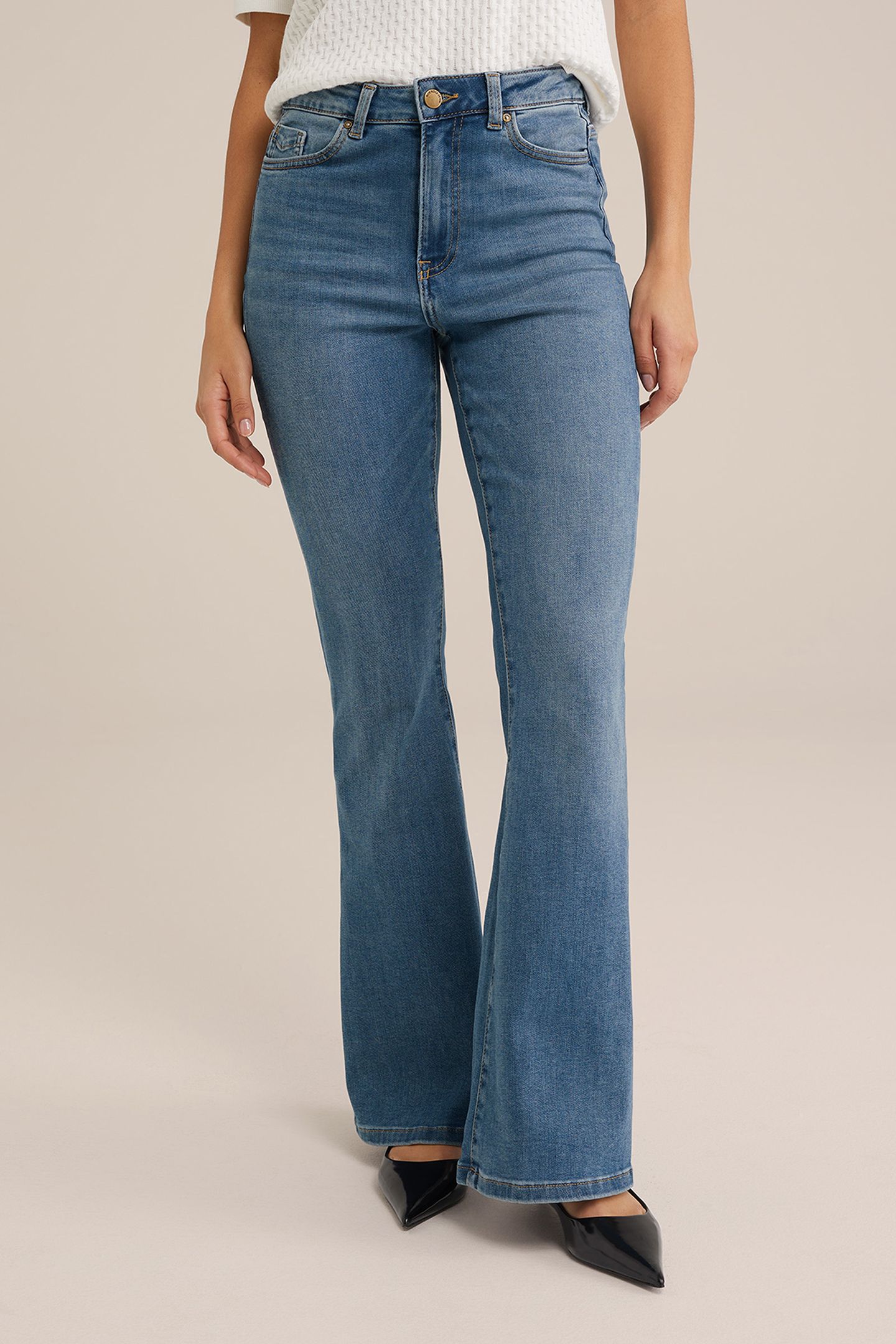 5-POCKET HIGH WAIST BLUE 1