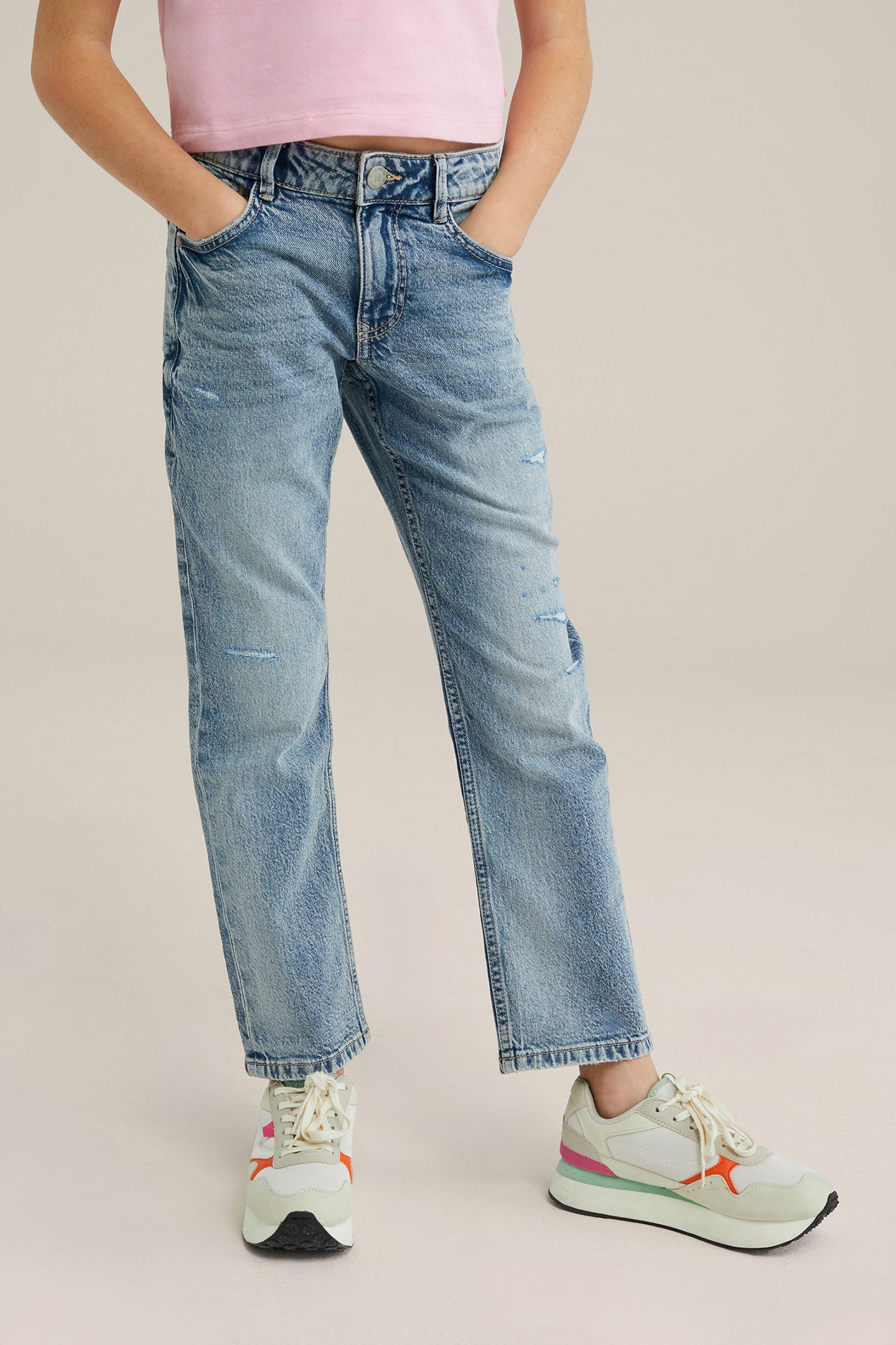 5-POCKET HIGH RISE DARK BLUE 1