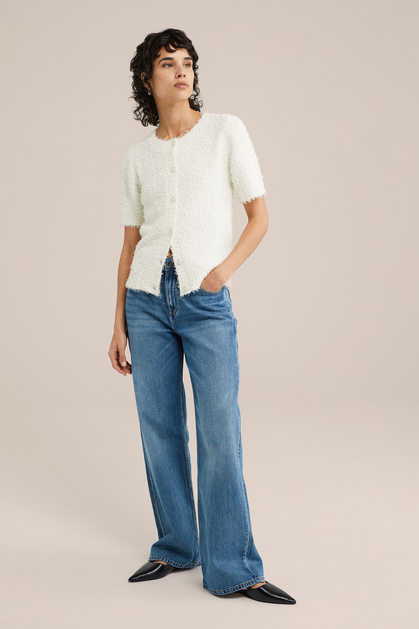 KNITTED CARDIGAN OFF-WHITE 3