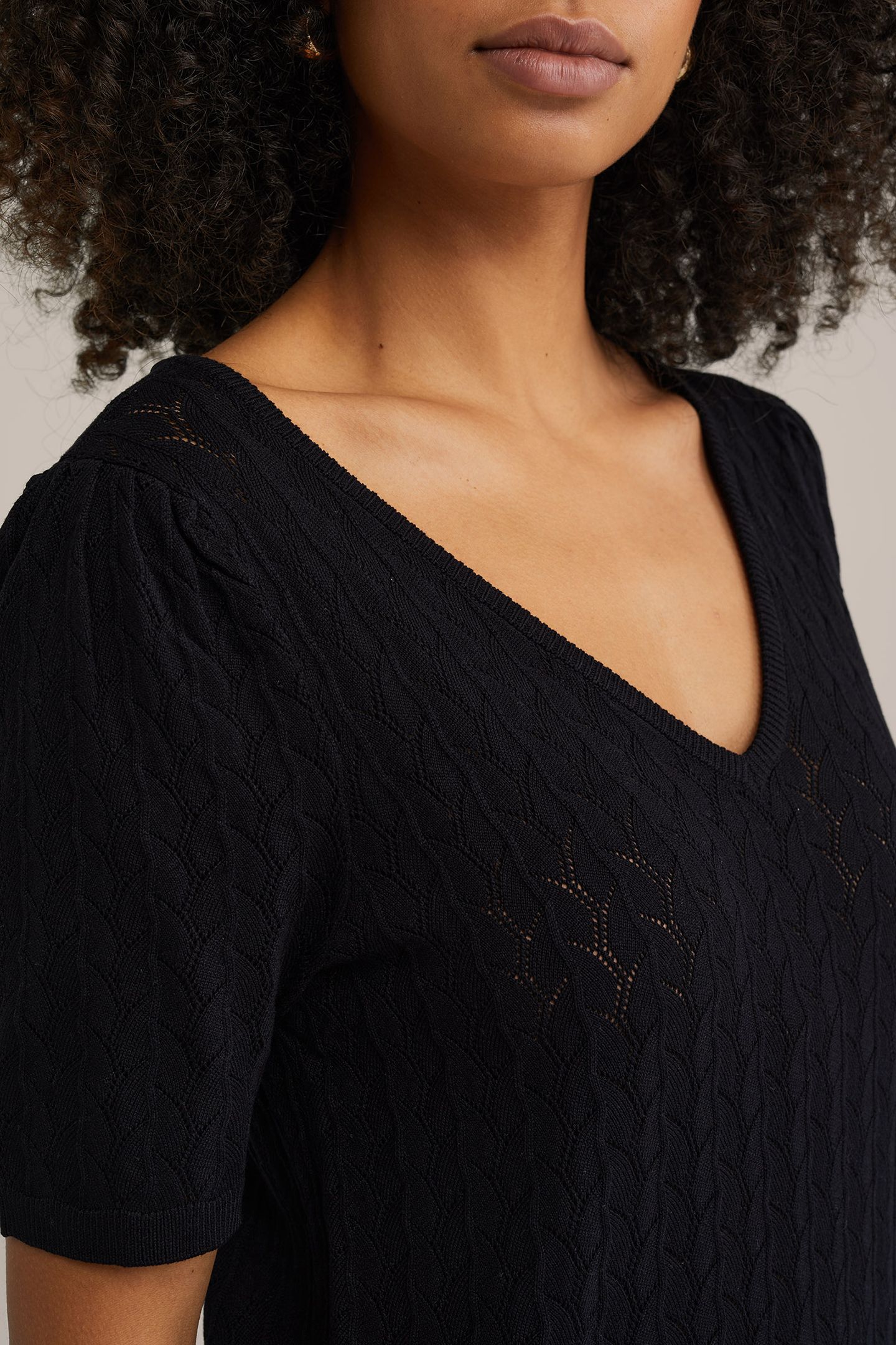 KNITTED PULLOVER BLACK 5