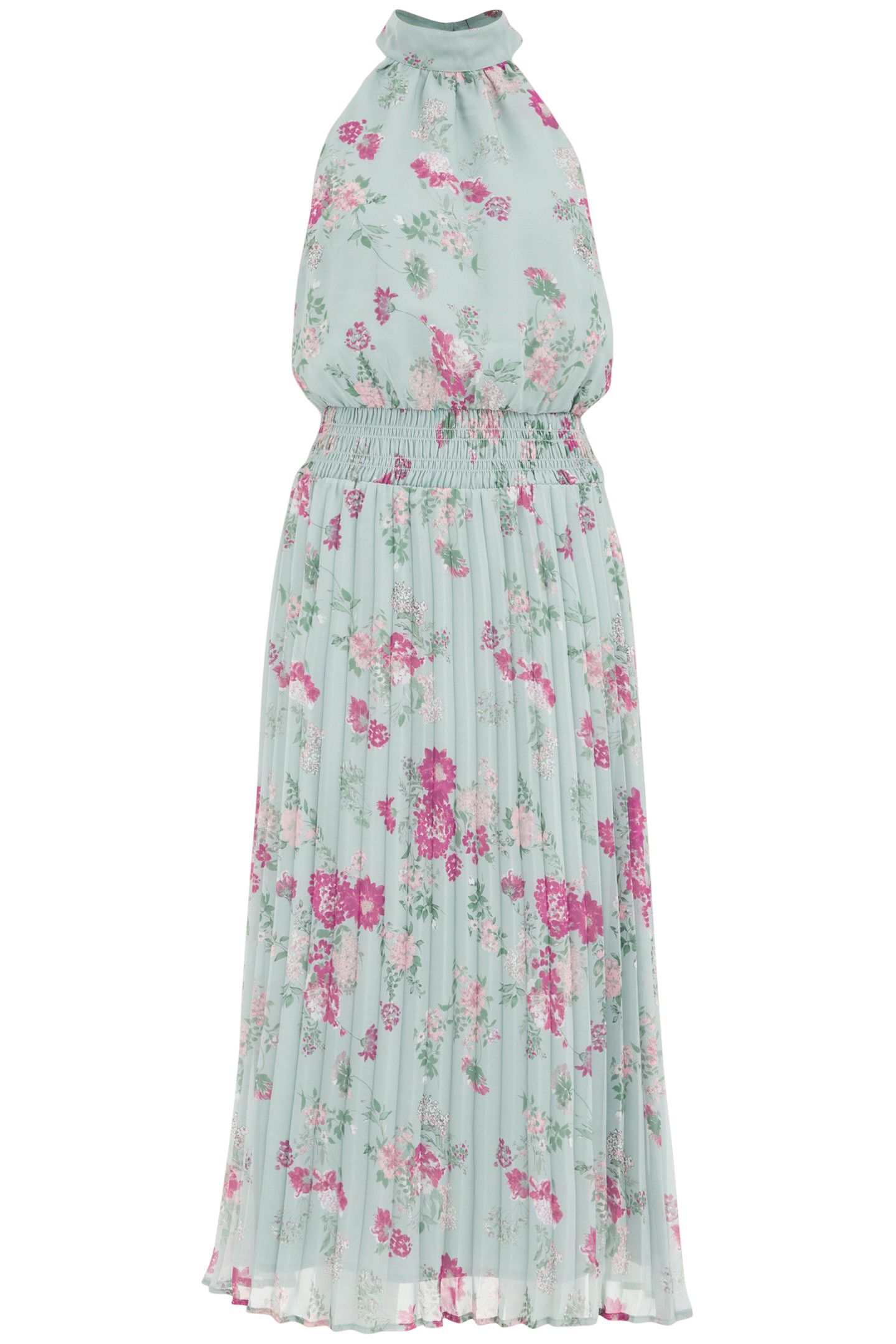 DRESS MID LENGTH LIGHT GREEN 3