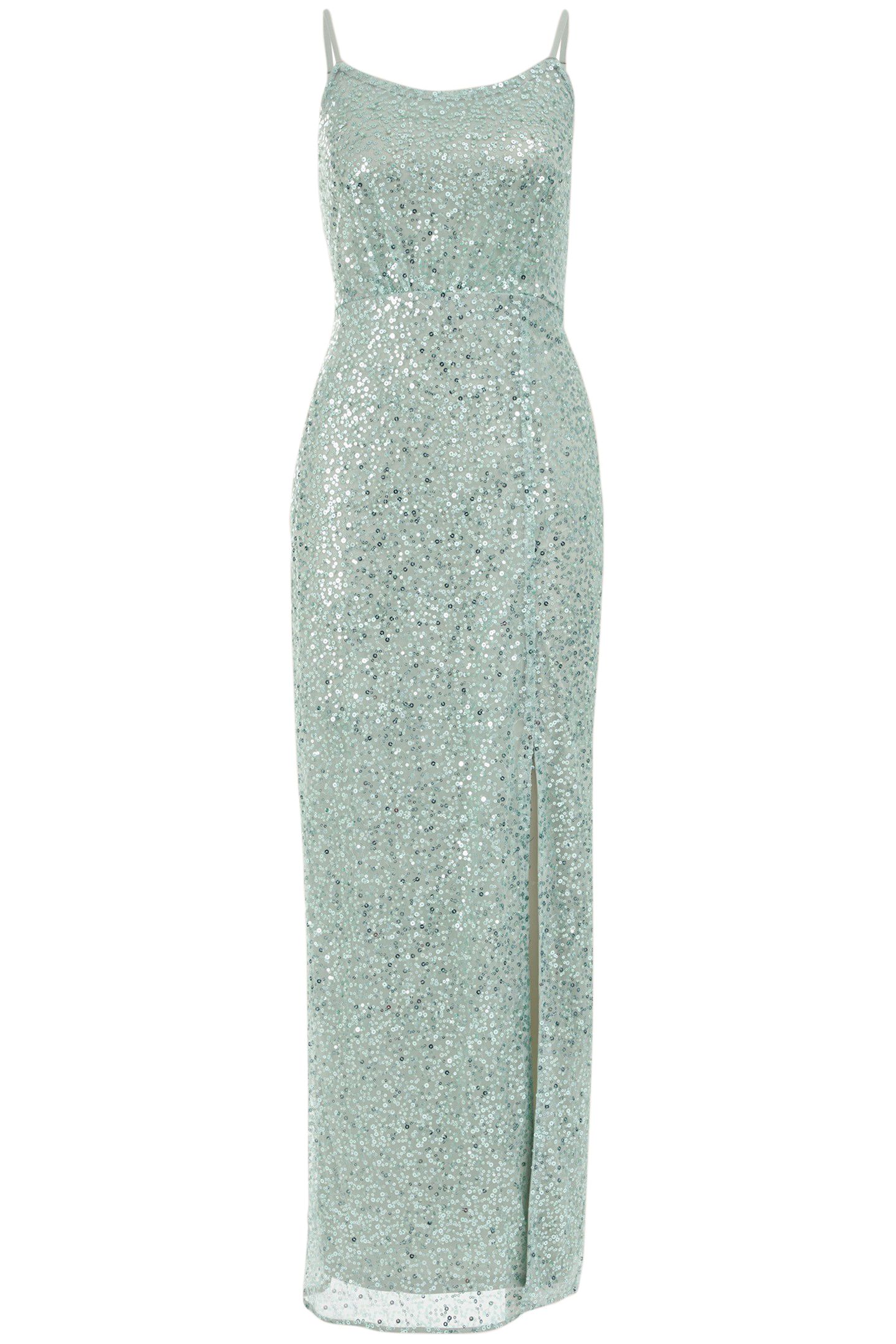 DRESS MAXI LENGTH MINT GREEN 3