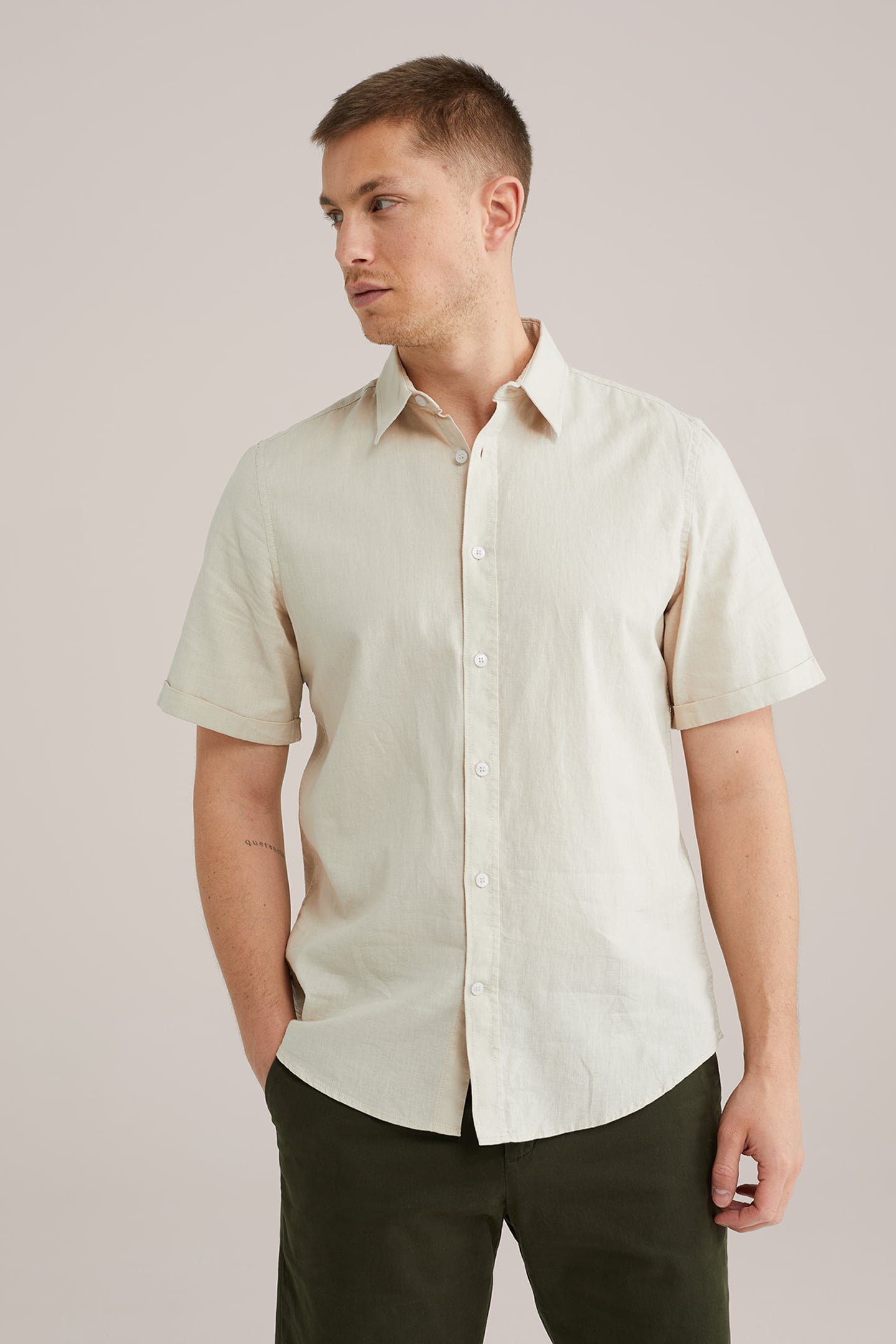 SHIRT LIGHT BROWN 1
