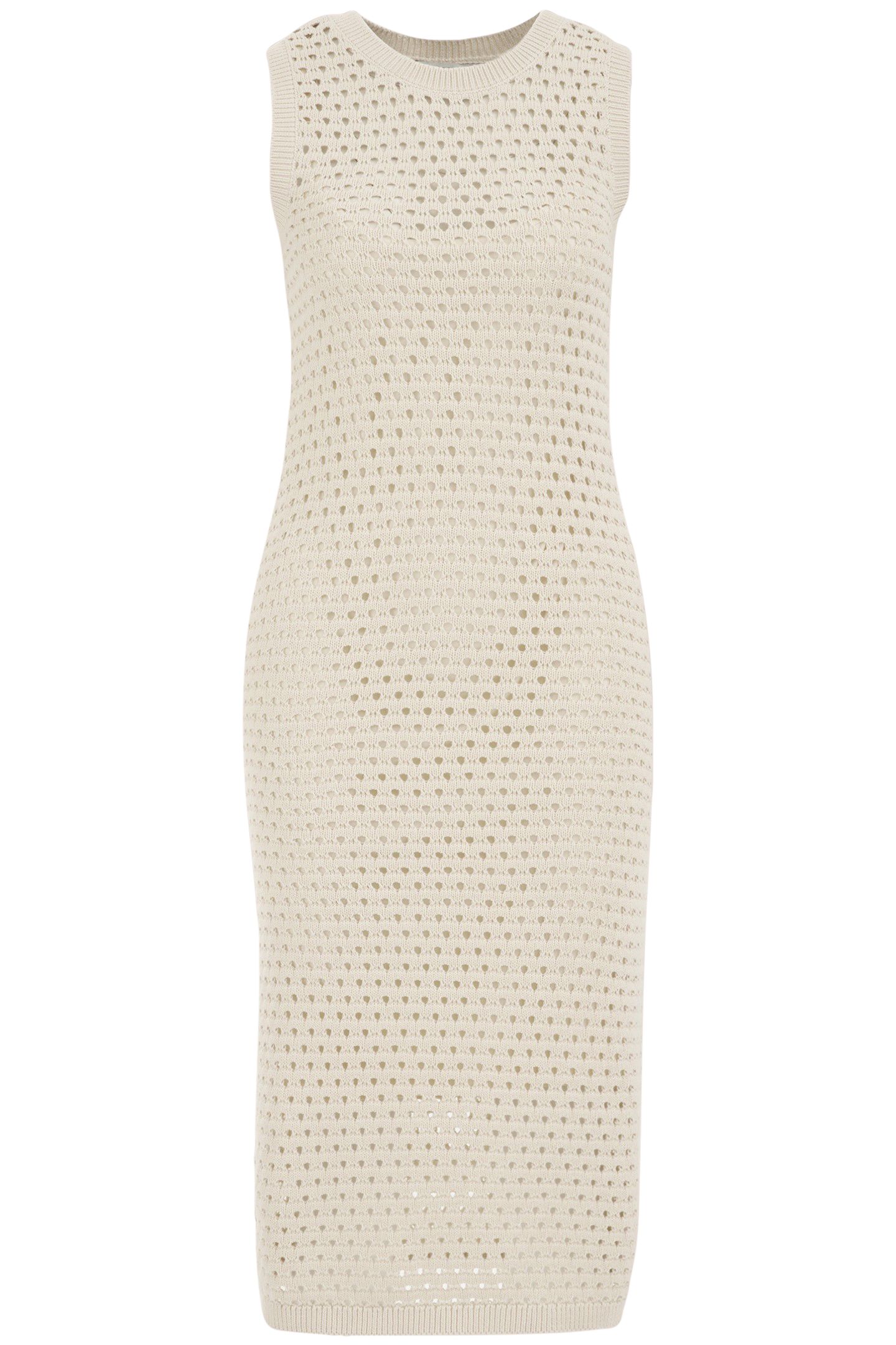 DRESS MID LENGTH BEIGE 4