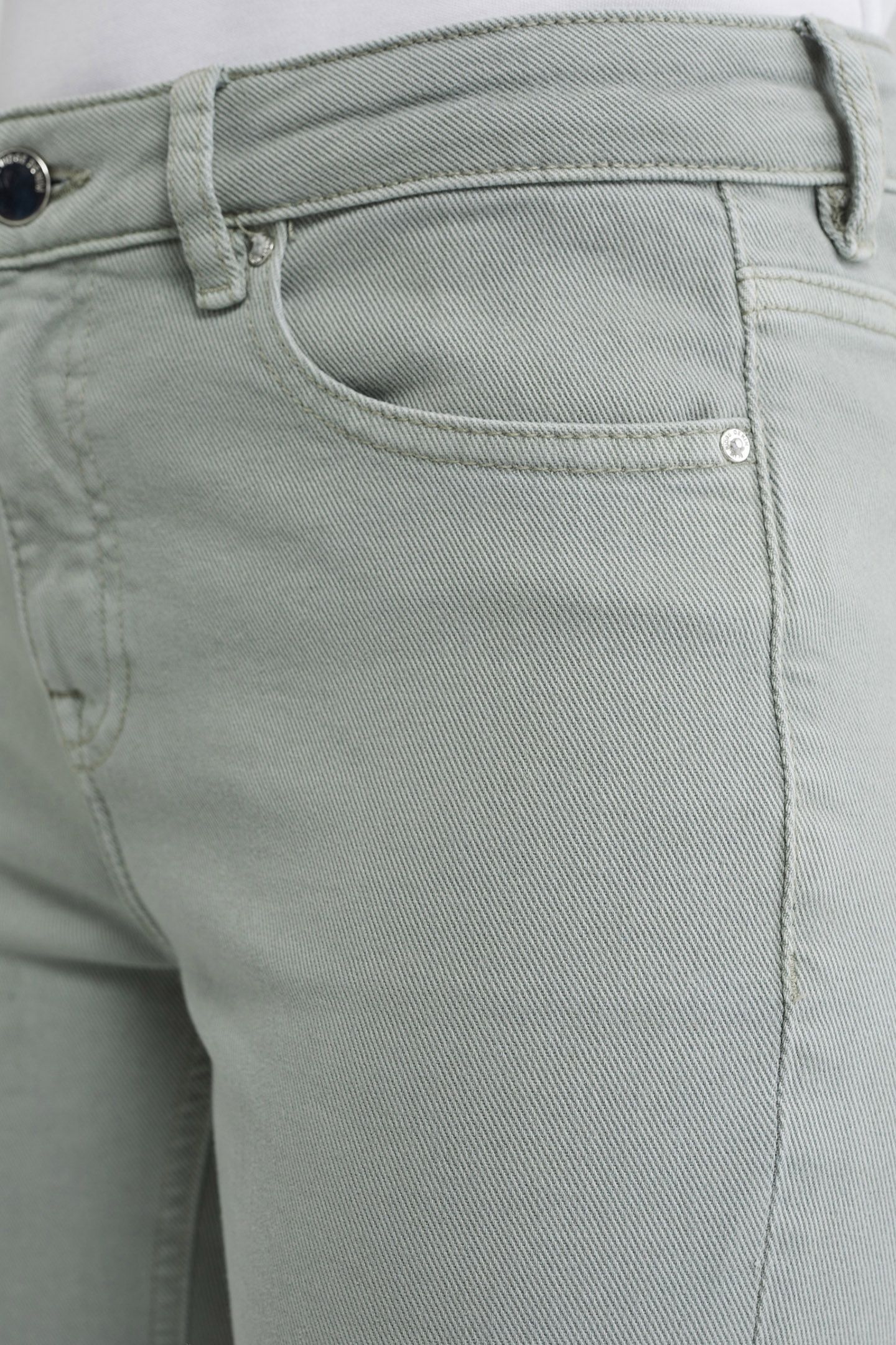 5-POCKET MID WAIST GREYISH GREEN 5