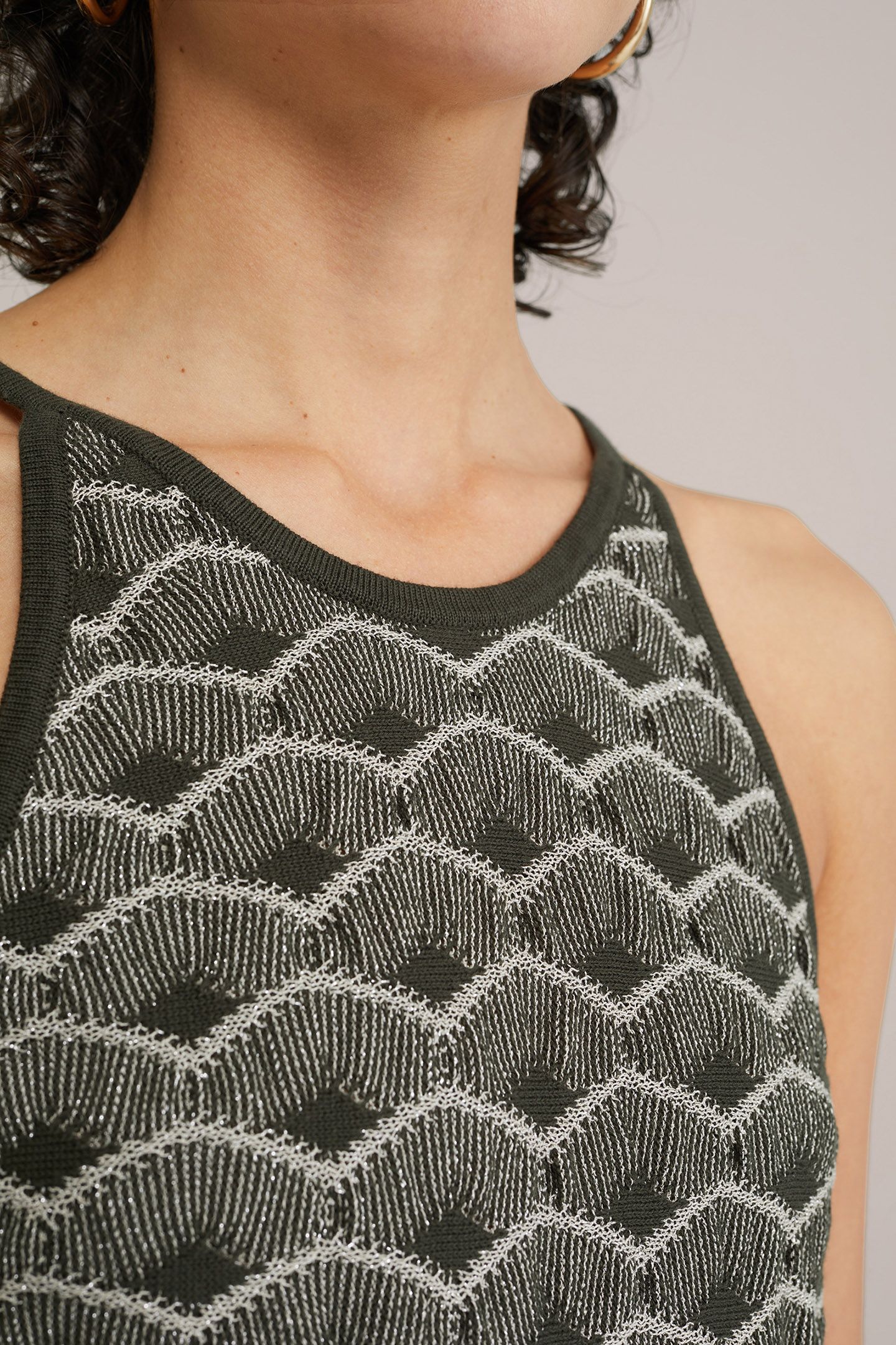 KNITTED PULLOVER DARK GREEN 5