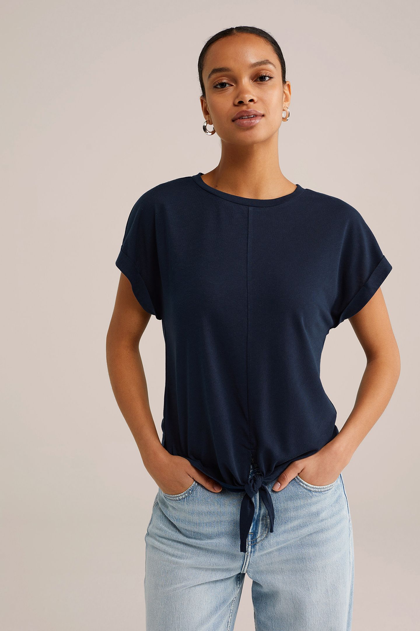 T-SHIRT NAVY BLUE 1