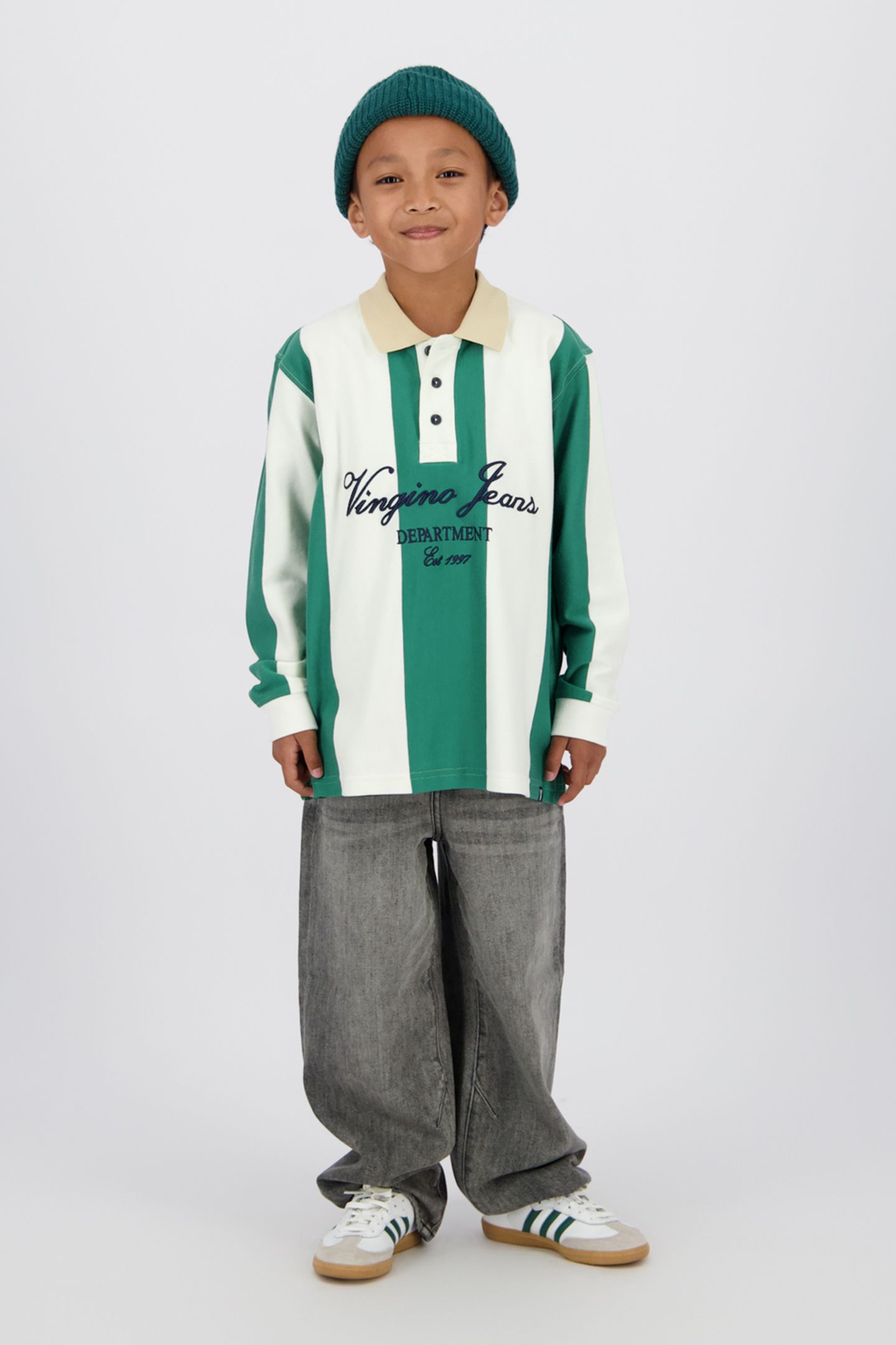 BOYS KIRAN JEANS DARK GREY VINTAGE 1
