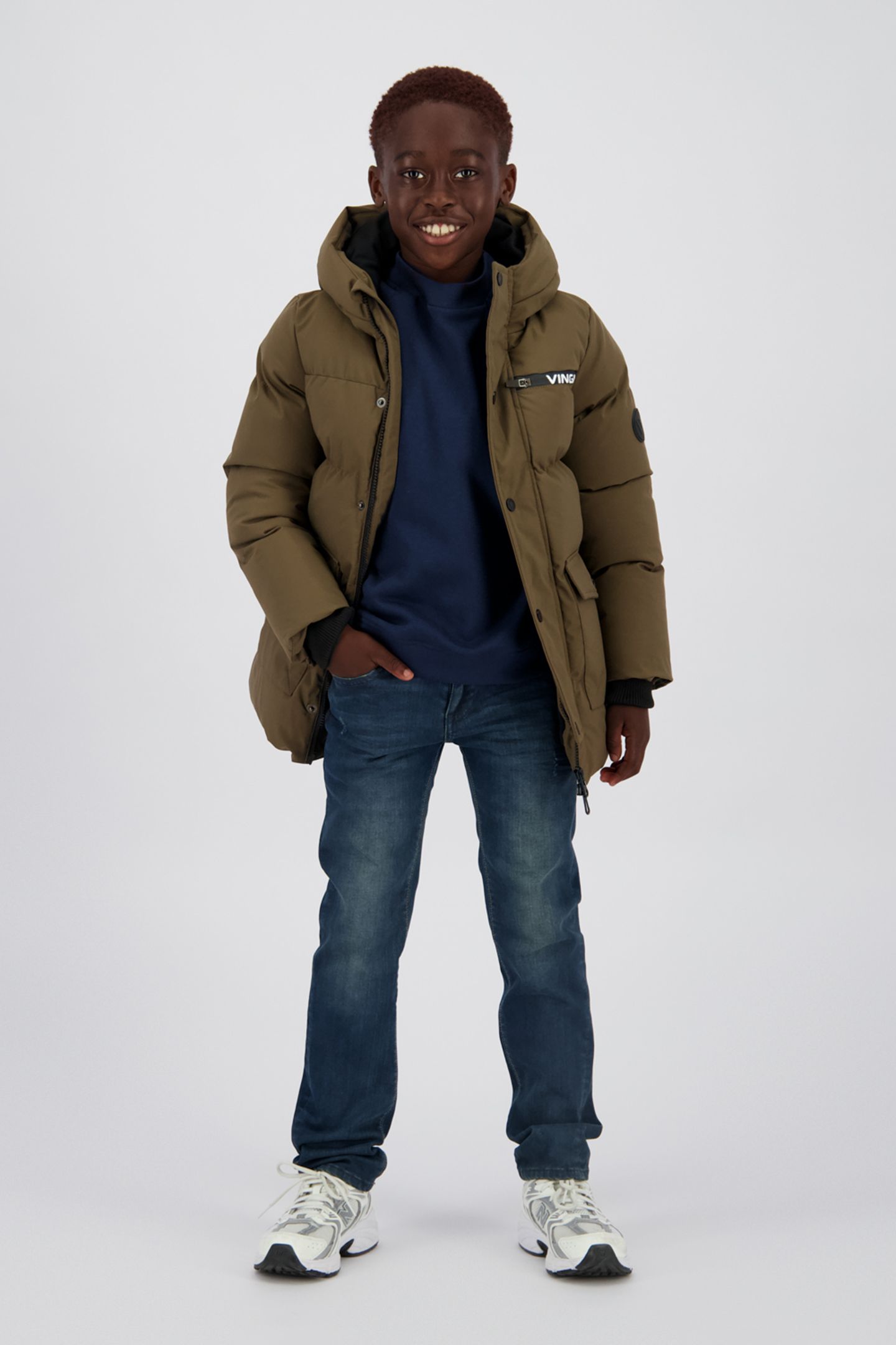 BOYS TANSO JACKET OUTDOOR DARK BROWN 1