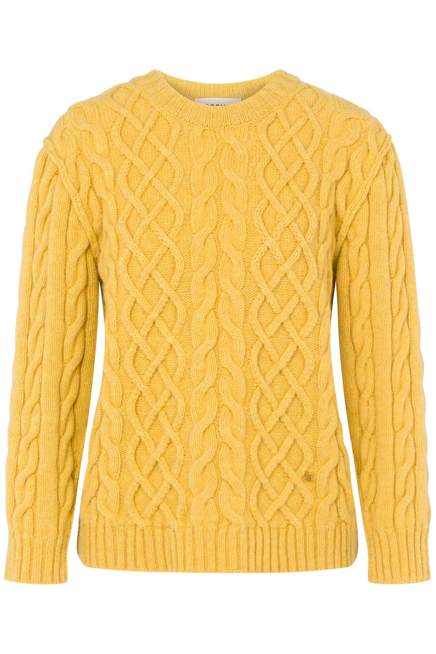 PULLOVER IN SHETLAND GOLDEN M YELLOW 3