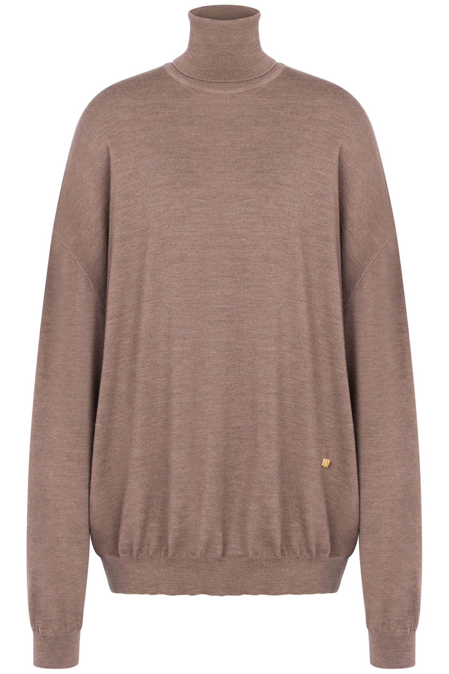 GOLDEN M WOOL TURTLENECK SWEATER BEIGE 3