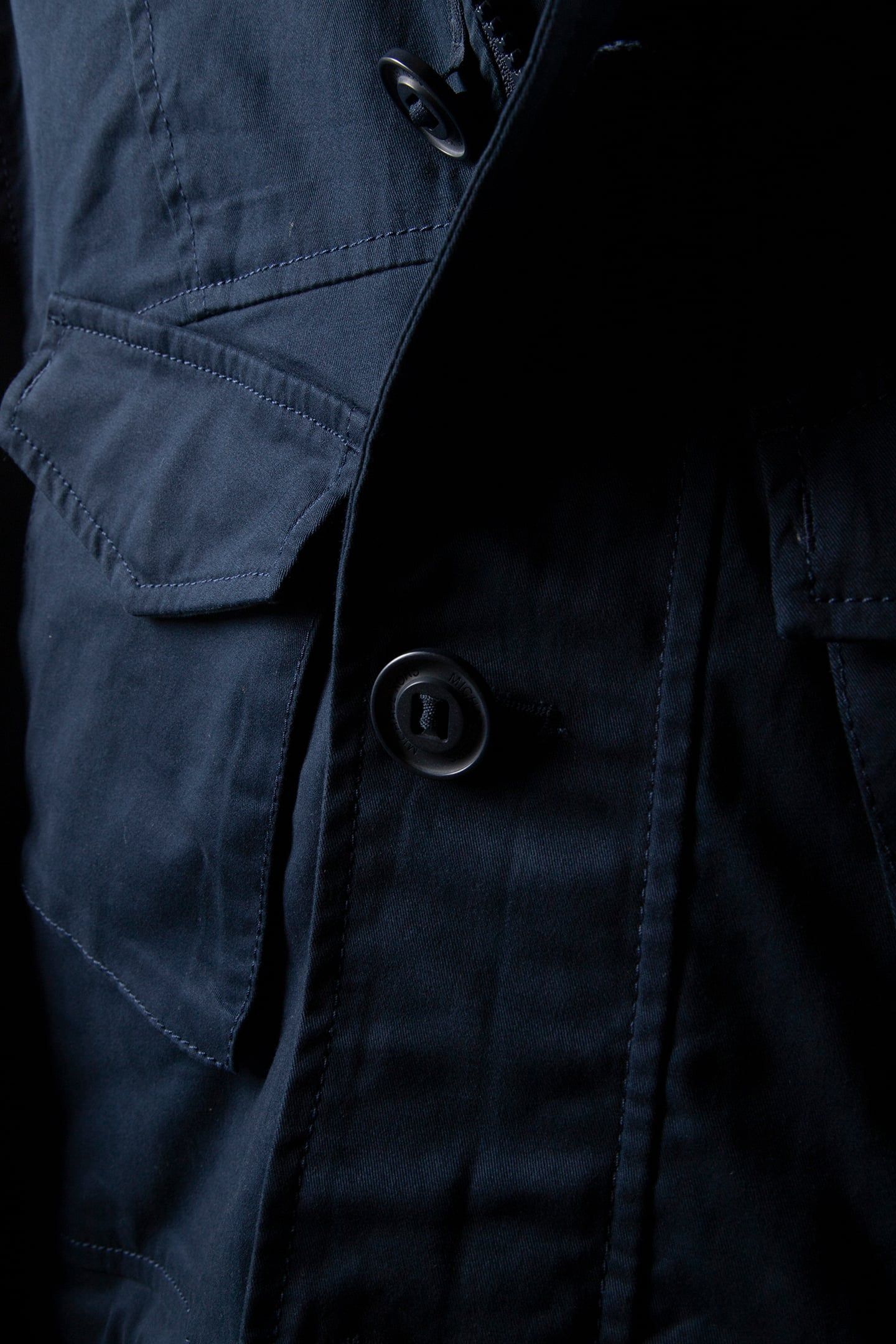 WASHED HOODED FIELD JACKET MIDNIGHT 6