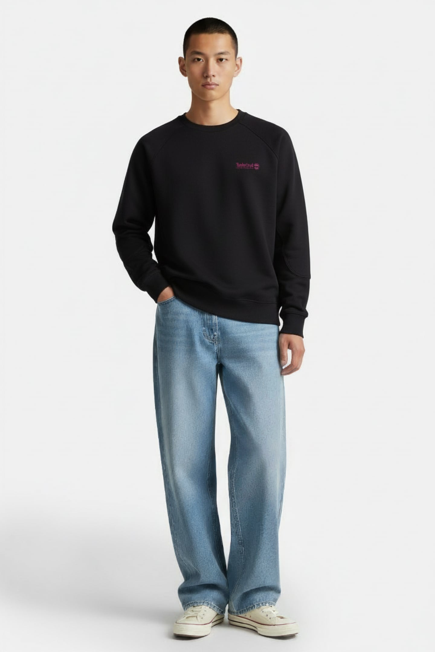 TIMBERLAND X HIGHSNOBIETY – CLASSIC RAGLAN CREW SWEATER 1
