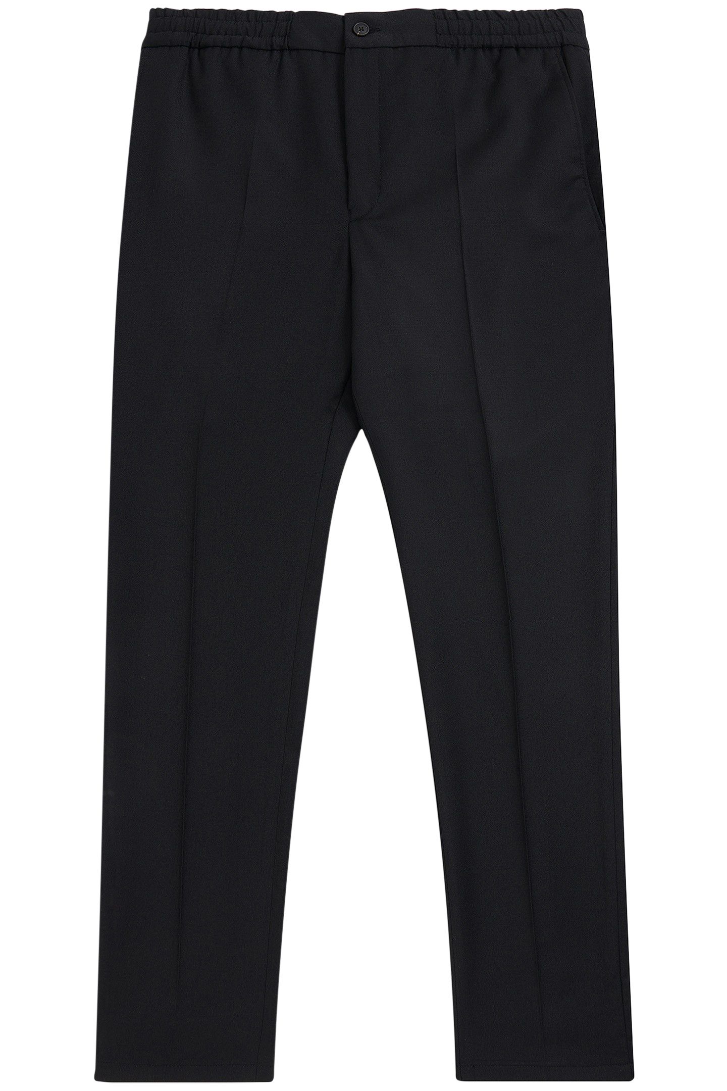 MONTREAL WASHABLE FLANNEL WOOL-STRETCH BLACK 2