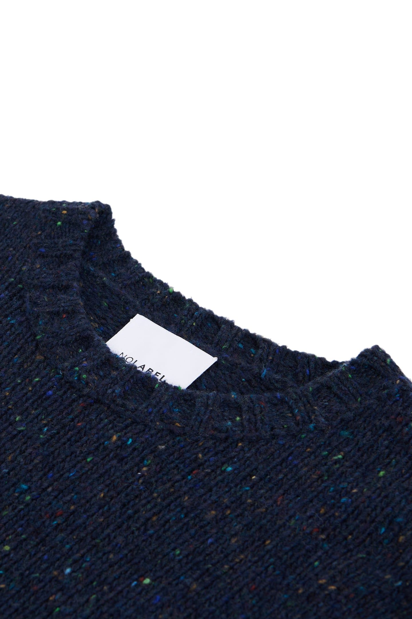 HINTON DONEGAL WOOL BLEND NAVY 3