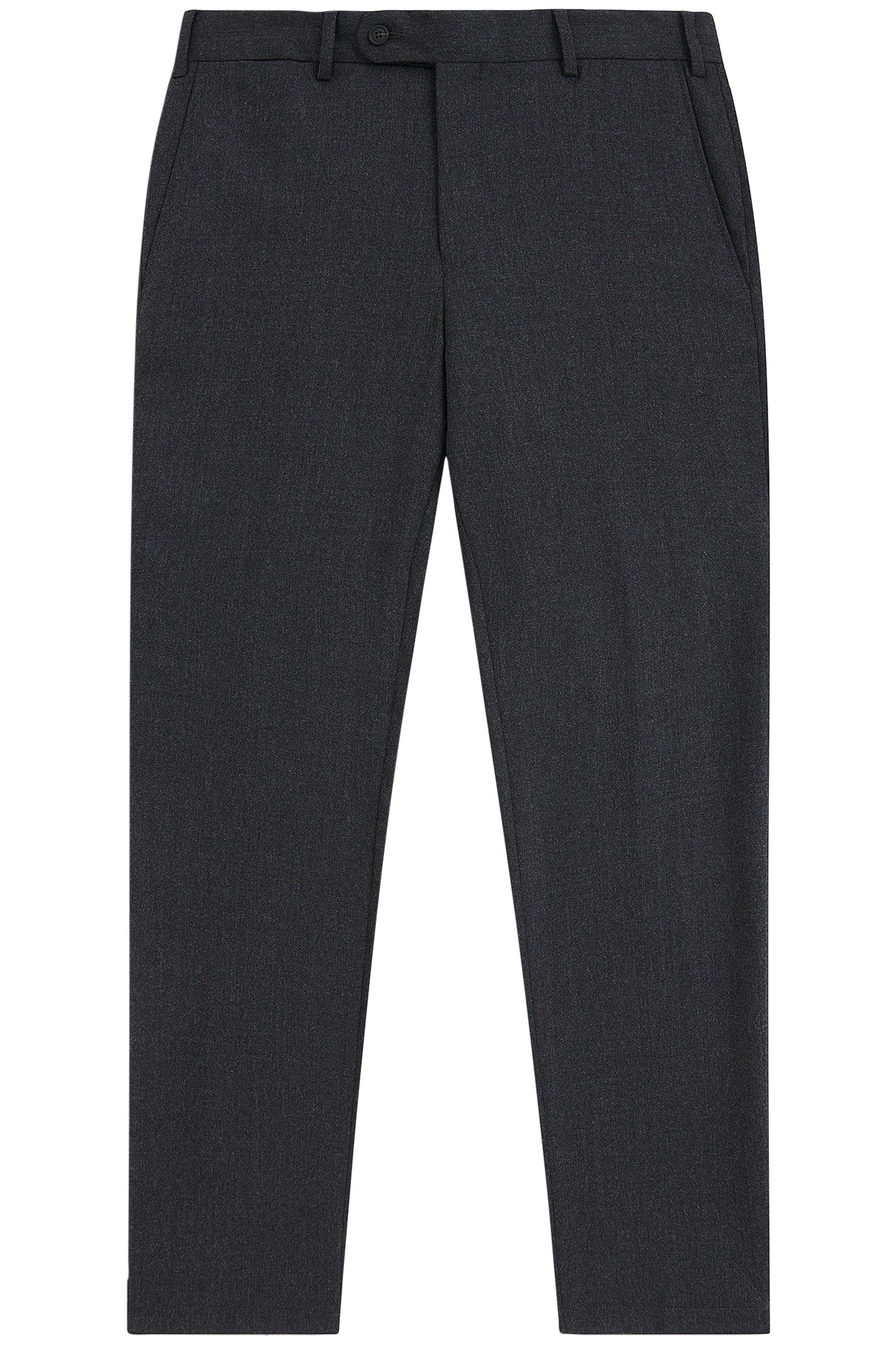 TORONTO WASHABLE FLANNEL WOOL-STRETCH DARK GREY 2