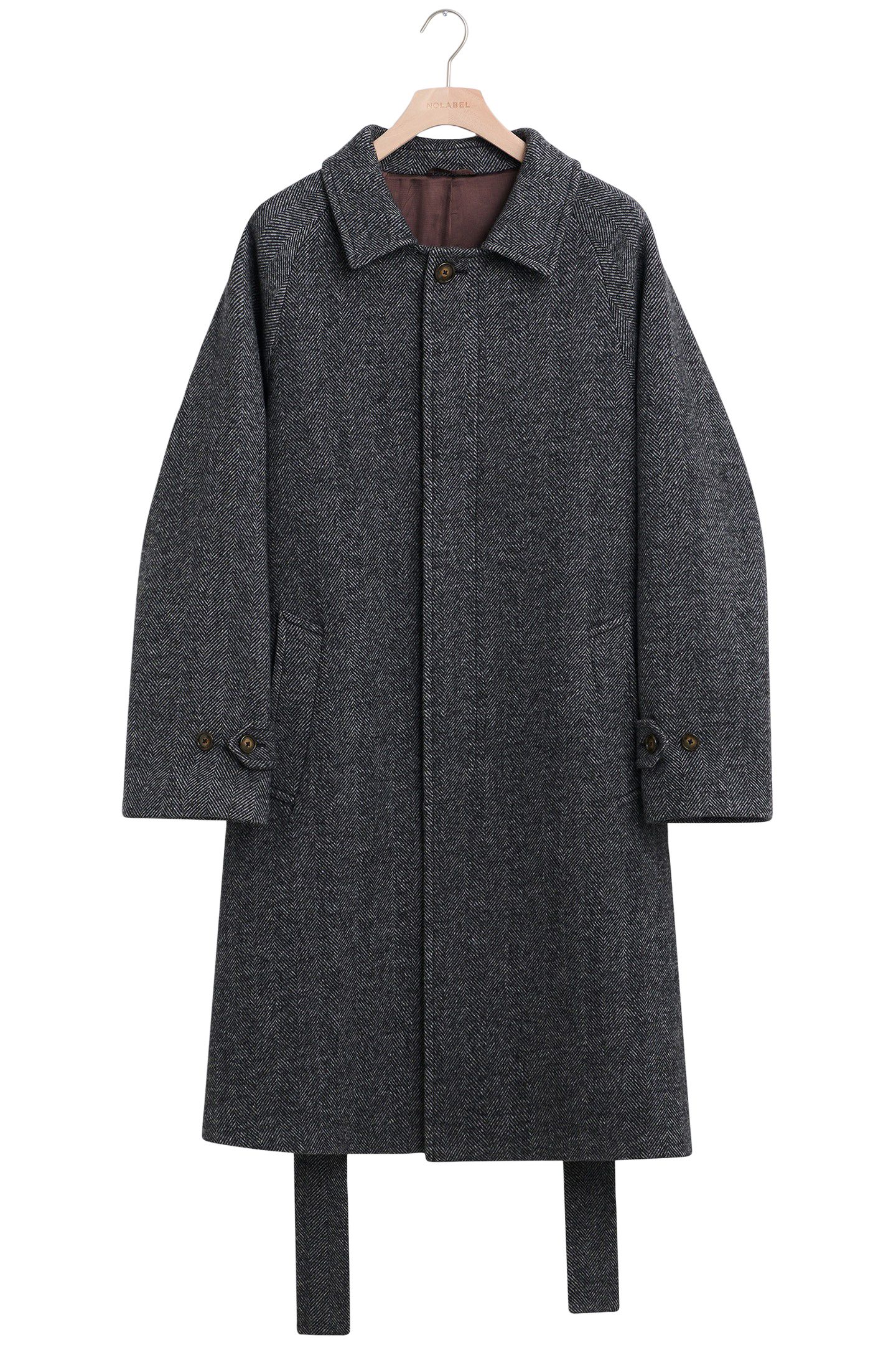 KILBURN HERRINGBONE WOOL-NYLON GREY 2