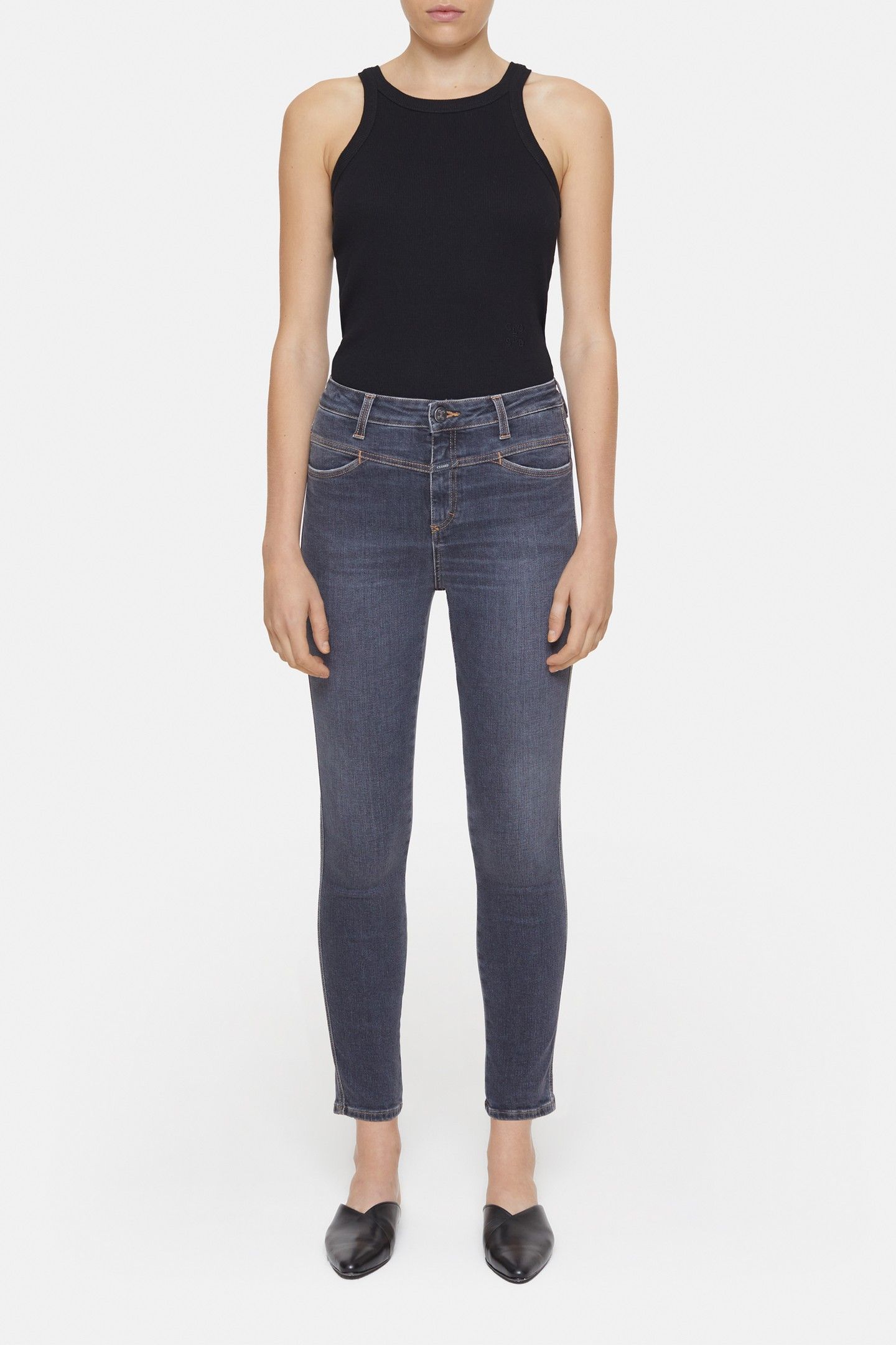 SKINNY PUSHER JEANS DARK GREY 4