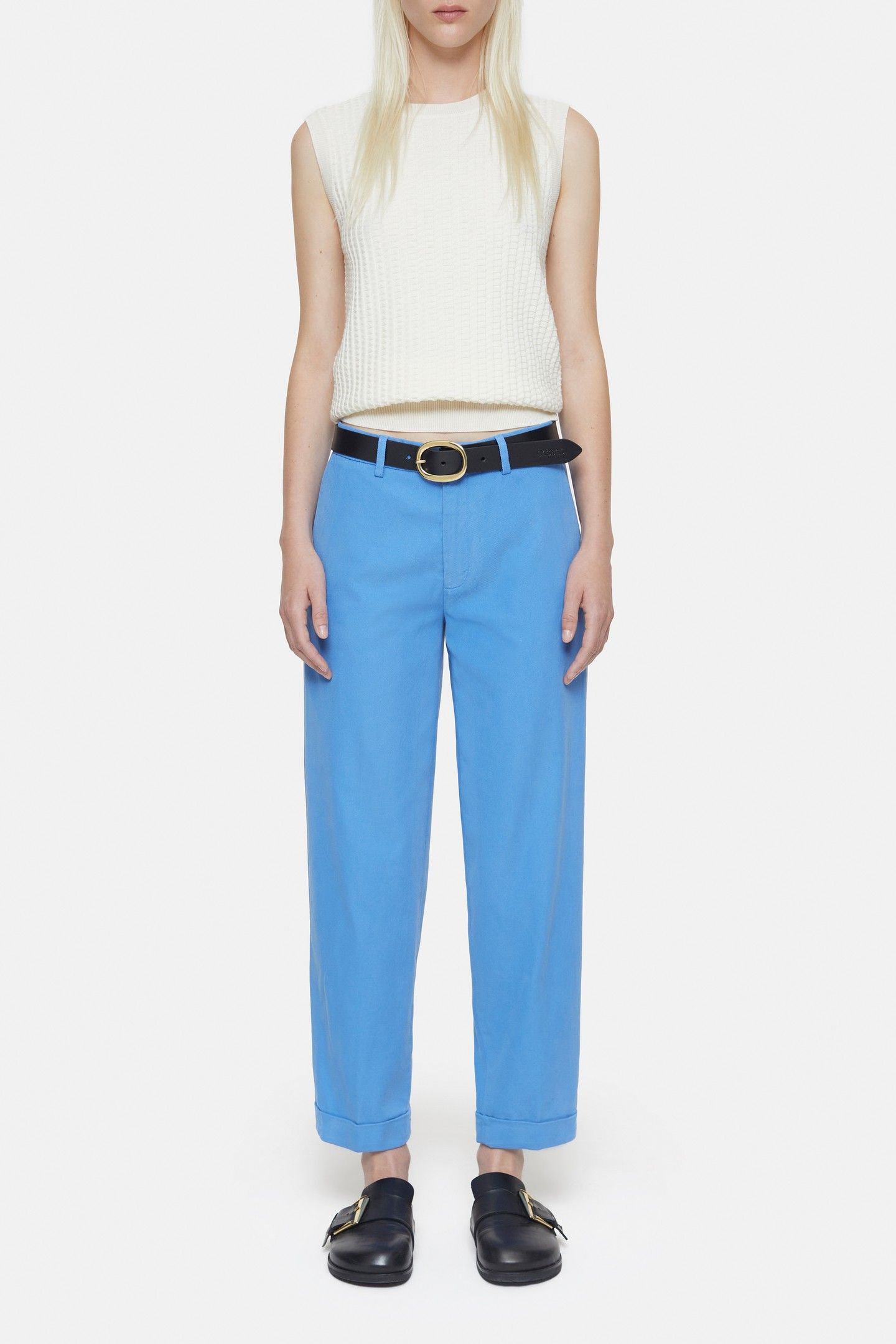 AUCKLEY PANTS CHAMBRAY BLUE 1