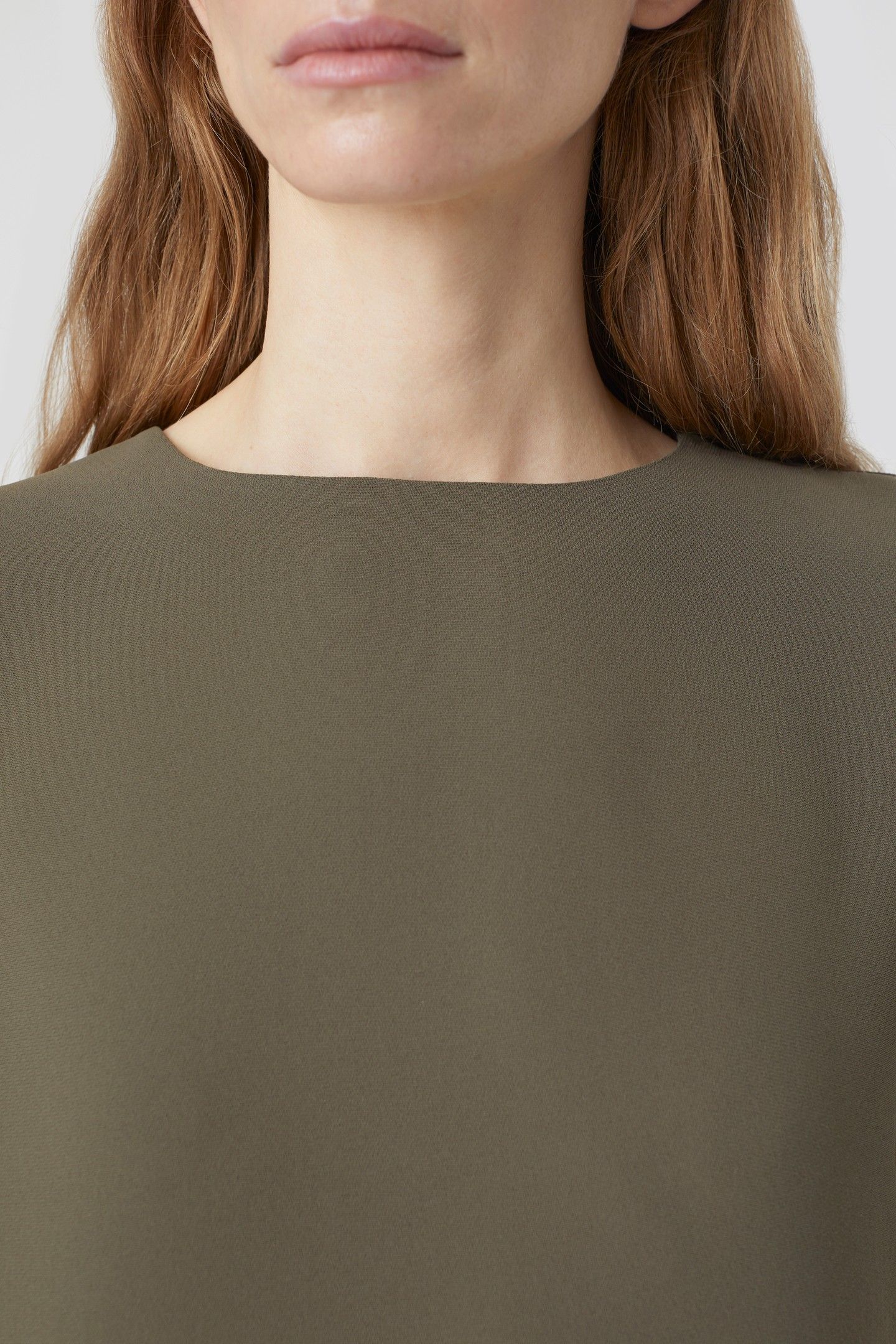 SHIFT DRESS ARMY GREEN 8