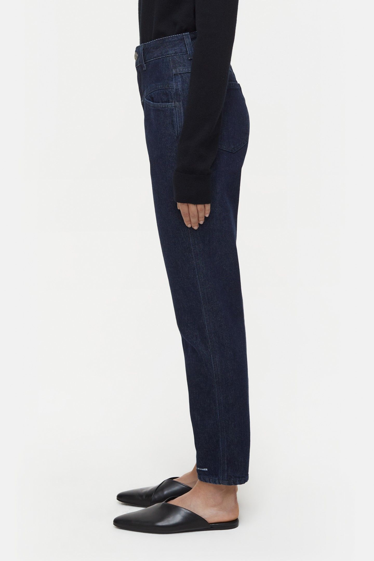 PEDAL PUSHER JEANS DARK BLUE 5