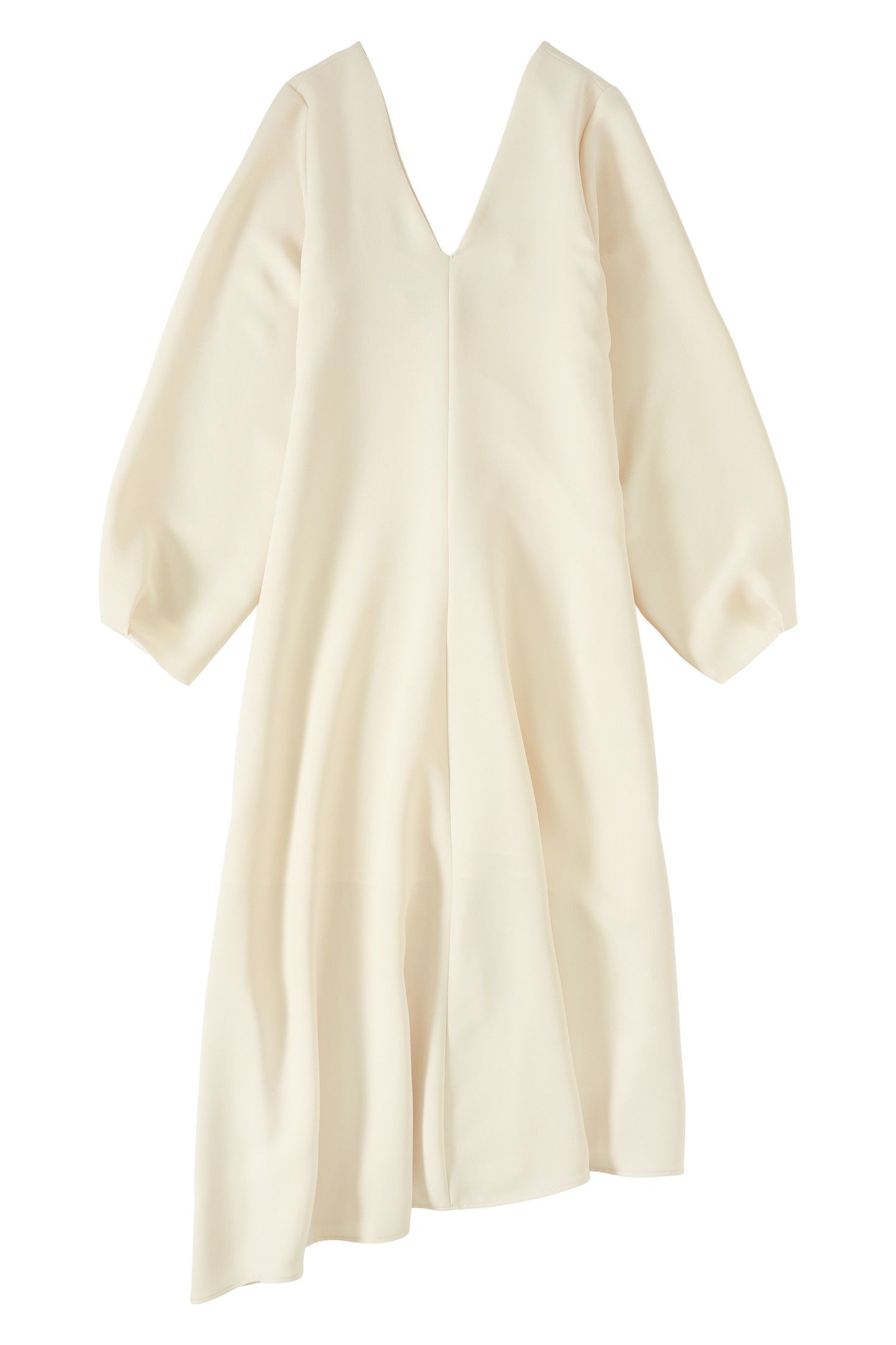 DEEP NECK LONG SLEEVE DRESS SHELL 5