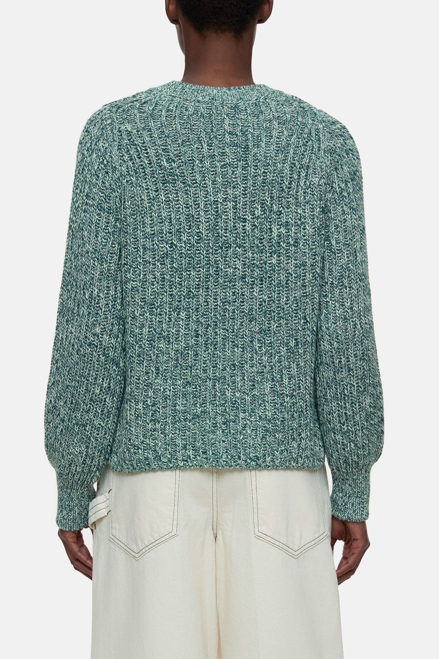 CREW NECK LONG SLEEVE KNITS MIDNIGHT LAKE 2