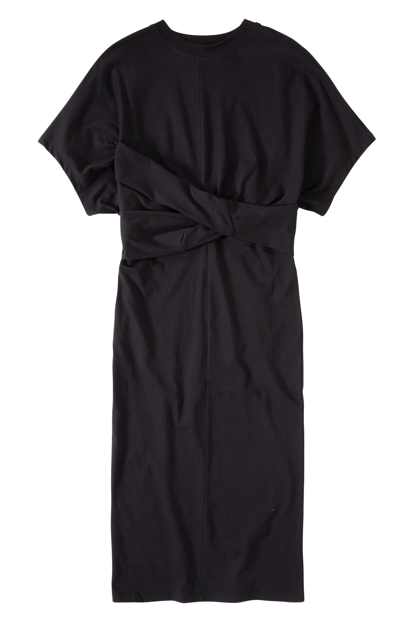 WRAP DRESS BLACK 3