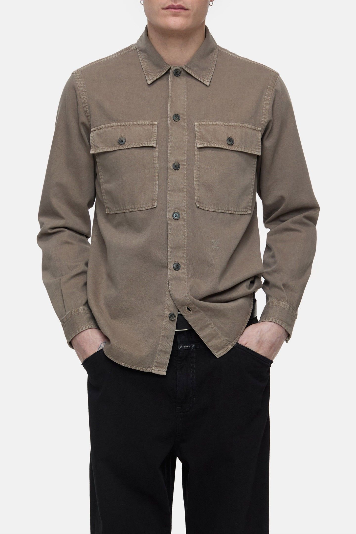 UTILITY SHIRT & BLOUSES NATURAL LINEN 1