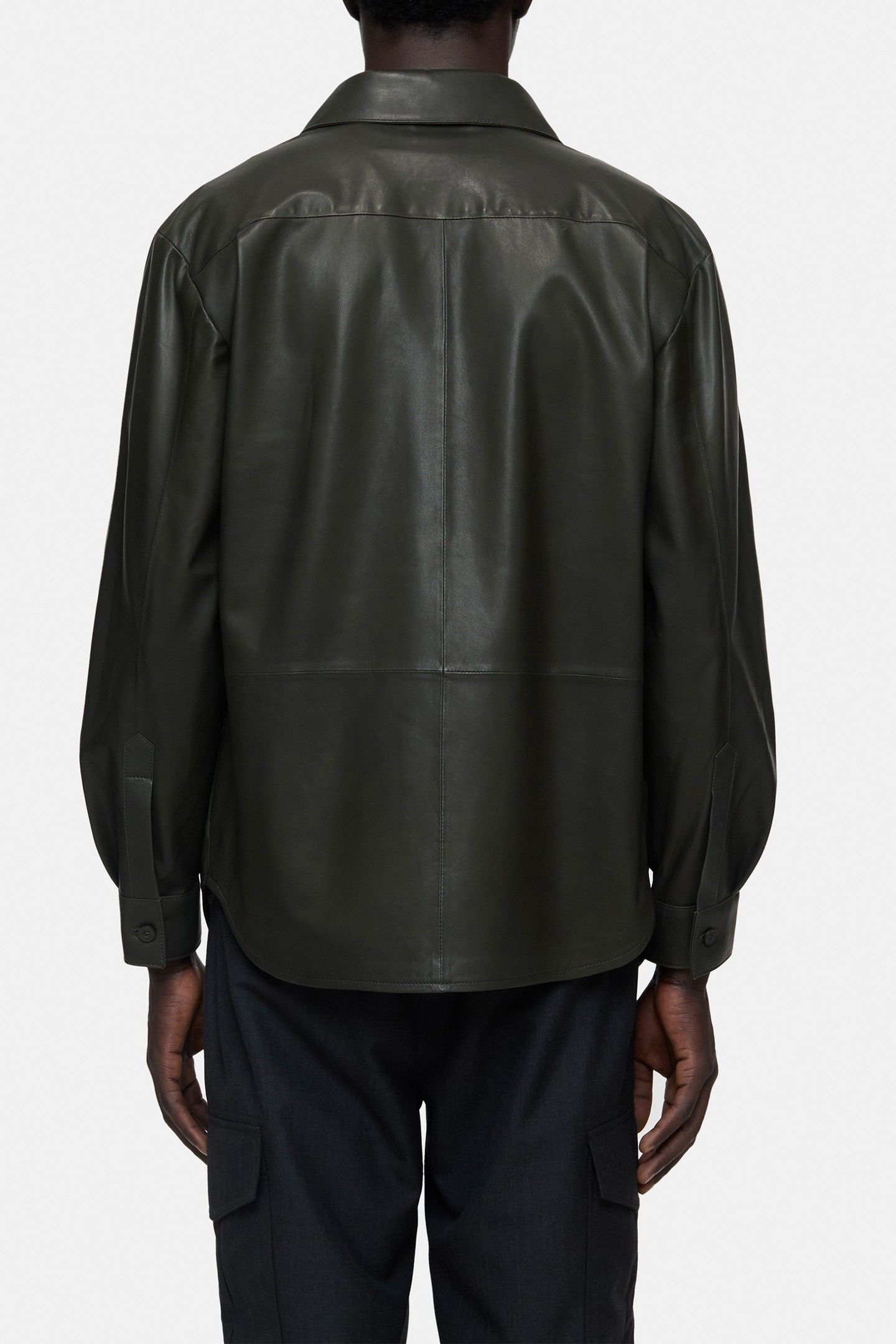 RELAXED UTILITY SHIRT & BLOUSES TAPENADE GREY 3
