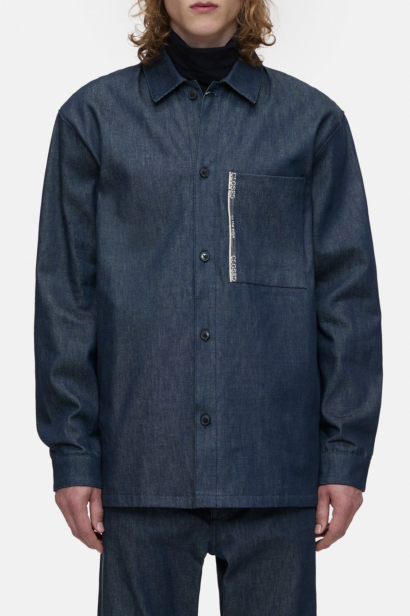 OVERSHIRT & BLOUSES DARK BLUE 1
