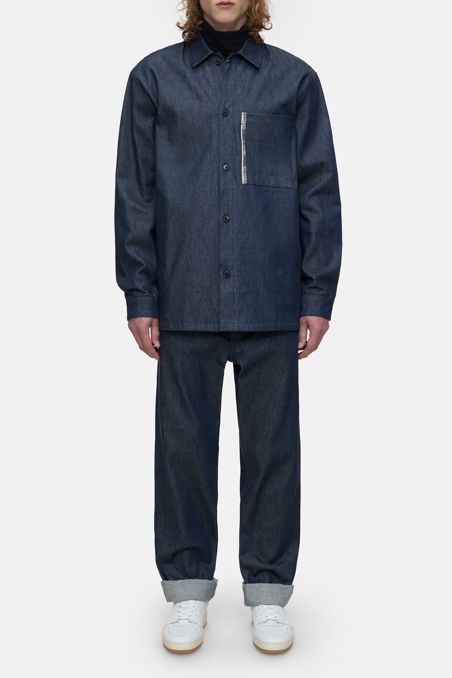 OVERSHIRT & BLOUSES DARK BLUE 2