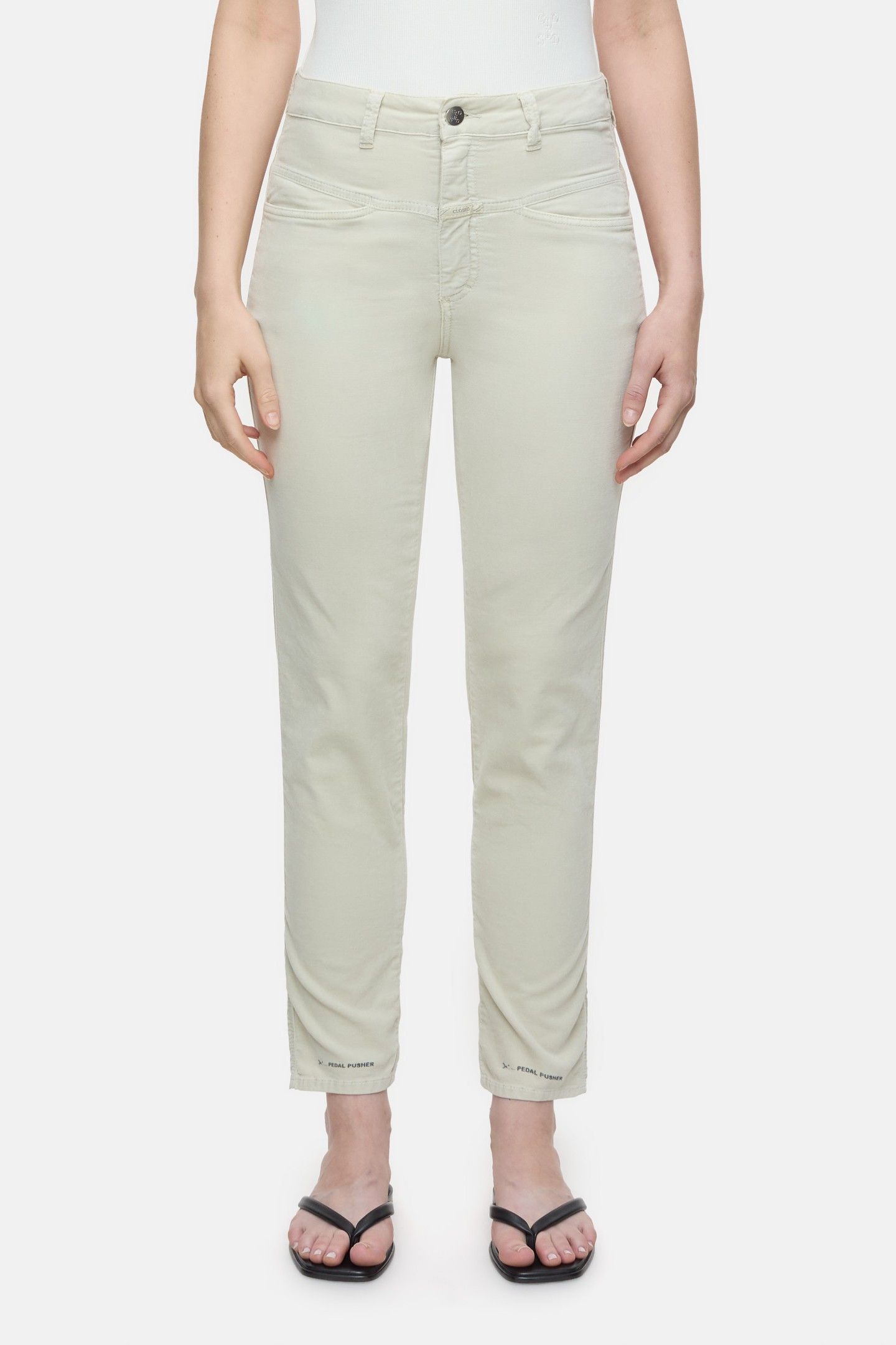 PEDAL PUSHER PANTS SABBIA BEIGE 1