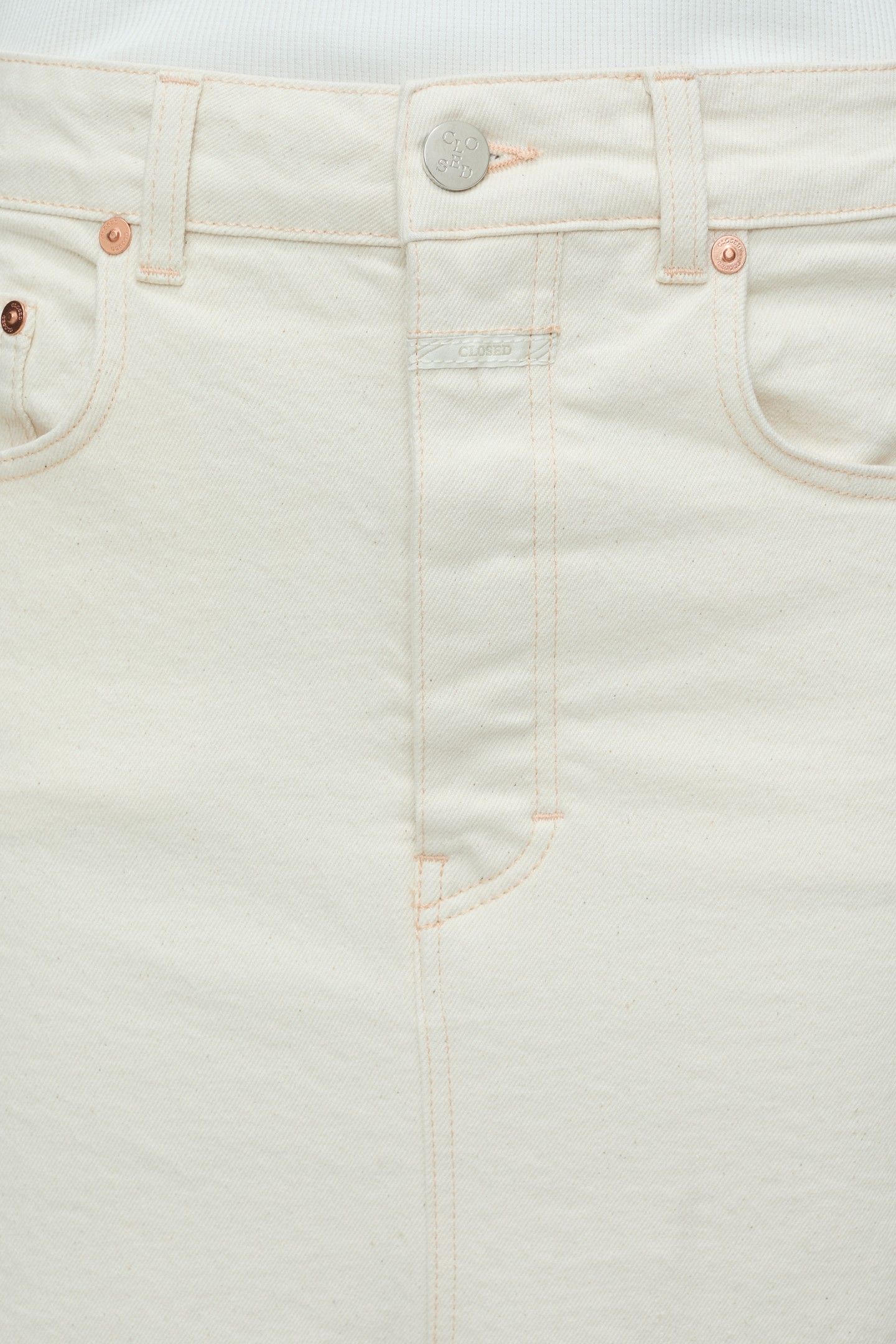 LOW WAIST SKIRT IVORY 5