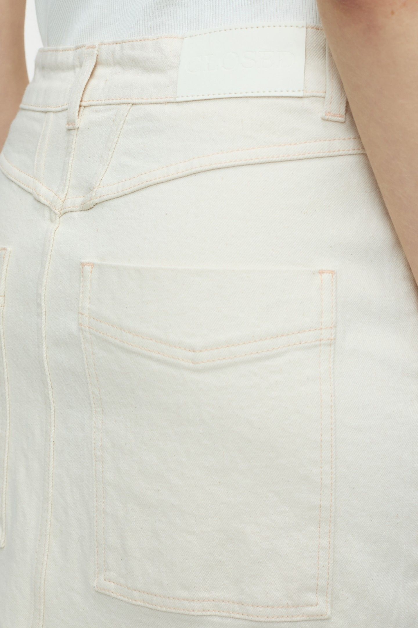 LOW WAIST SKIRT IVORY 6