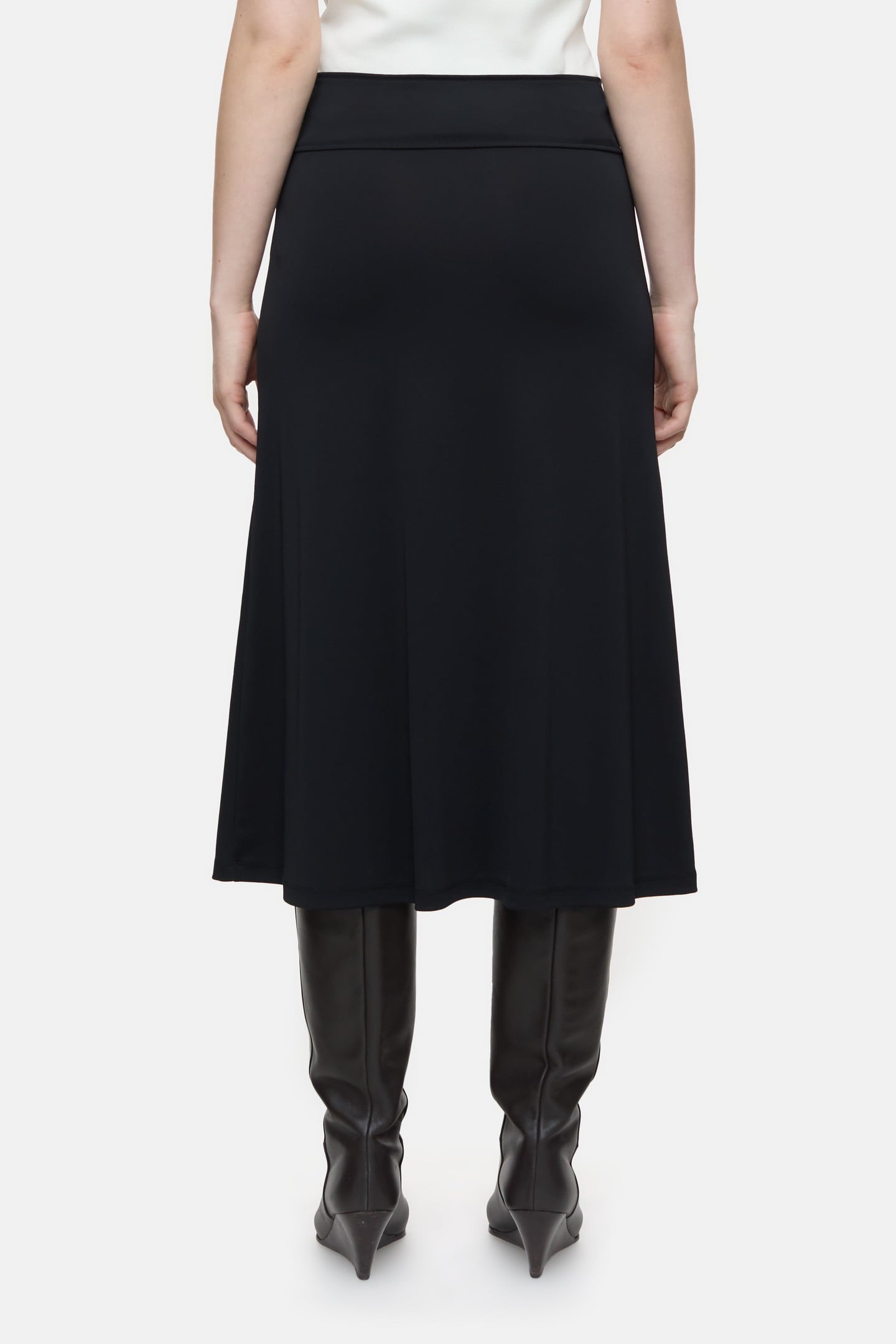JERSEY SKIRT BLACK 2