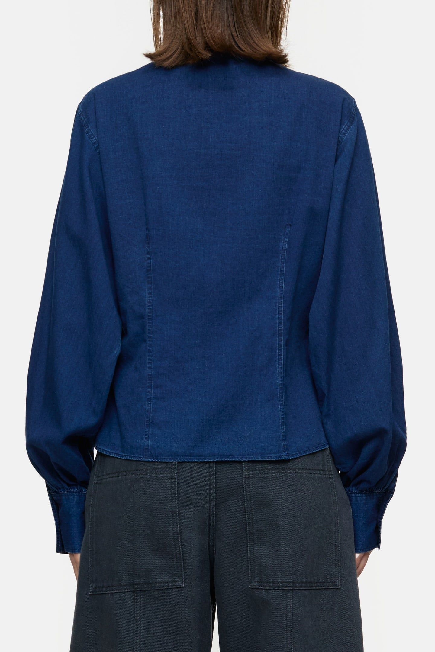 FITTED SHIRT & BLOUSES DARK BLUE 3