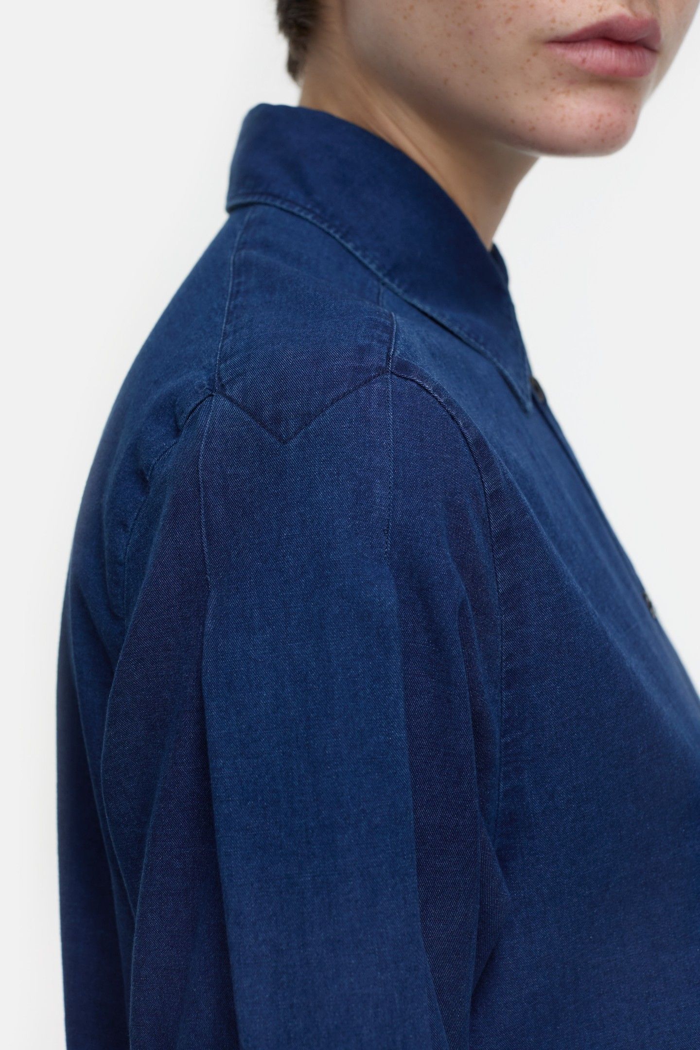 FITTED SHIRT & BLOUSES DARK BLUE 7