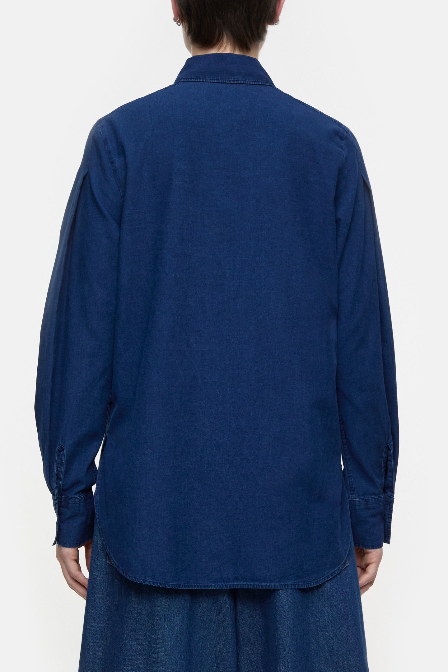 FITTED SHIRT & BLOUSES DARK BLUE 4