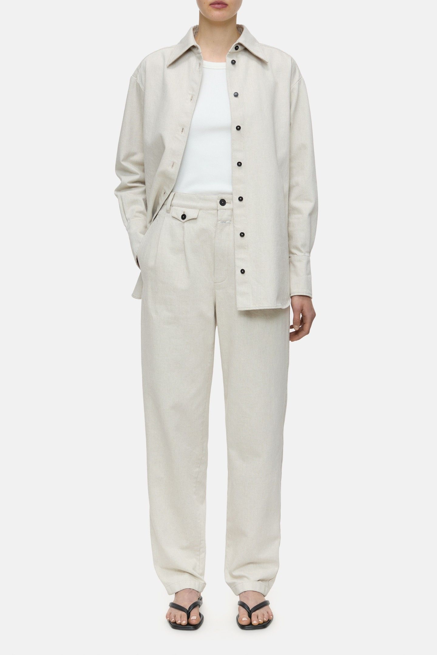 RHOONE JEANS CREME 2