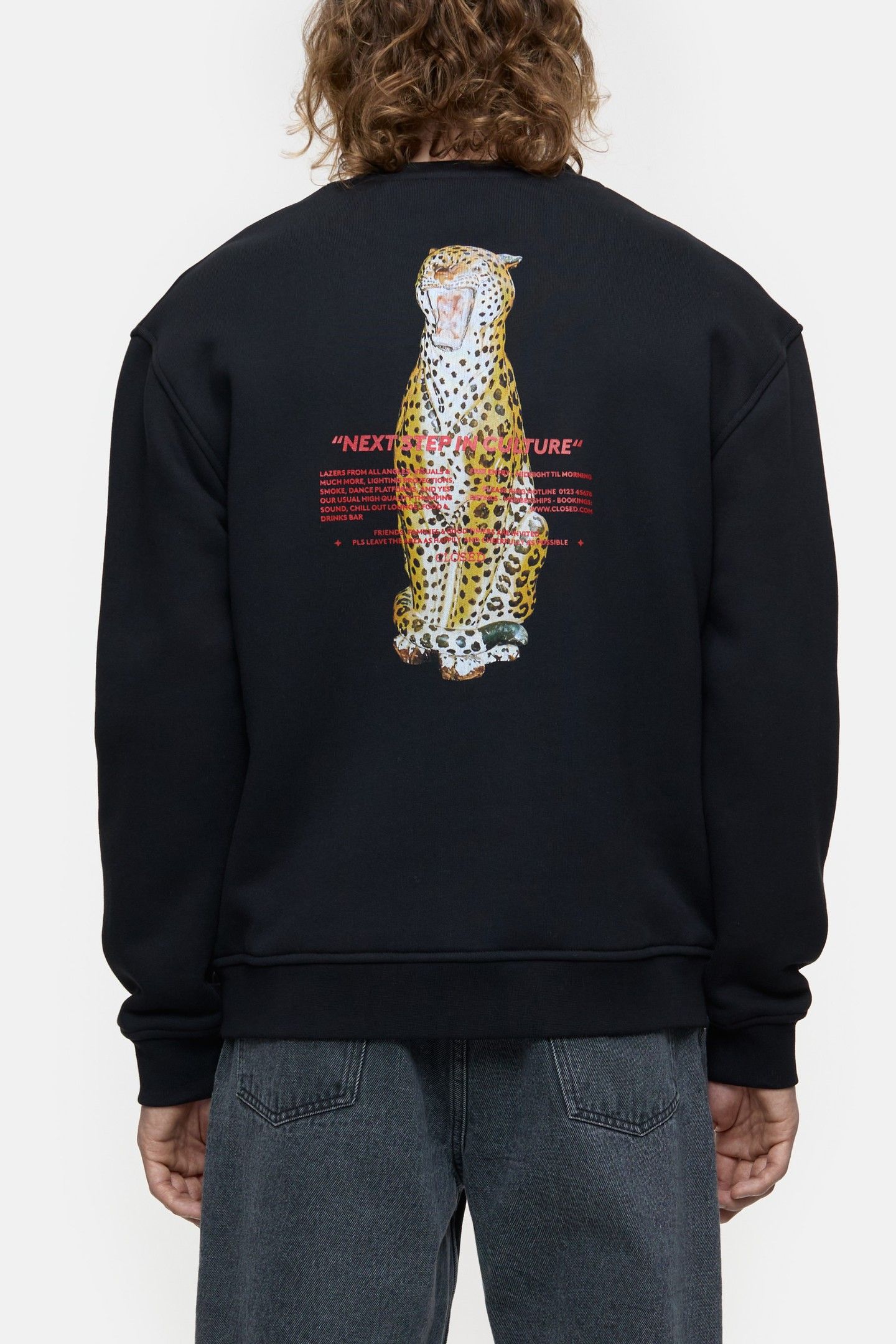 PRINTED SWEATSHIRT T-SHIRTS BLACK 2