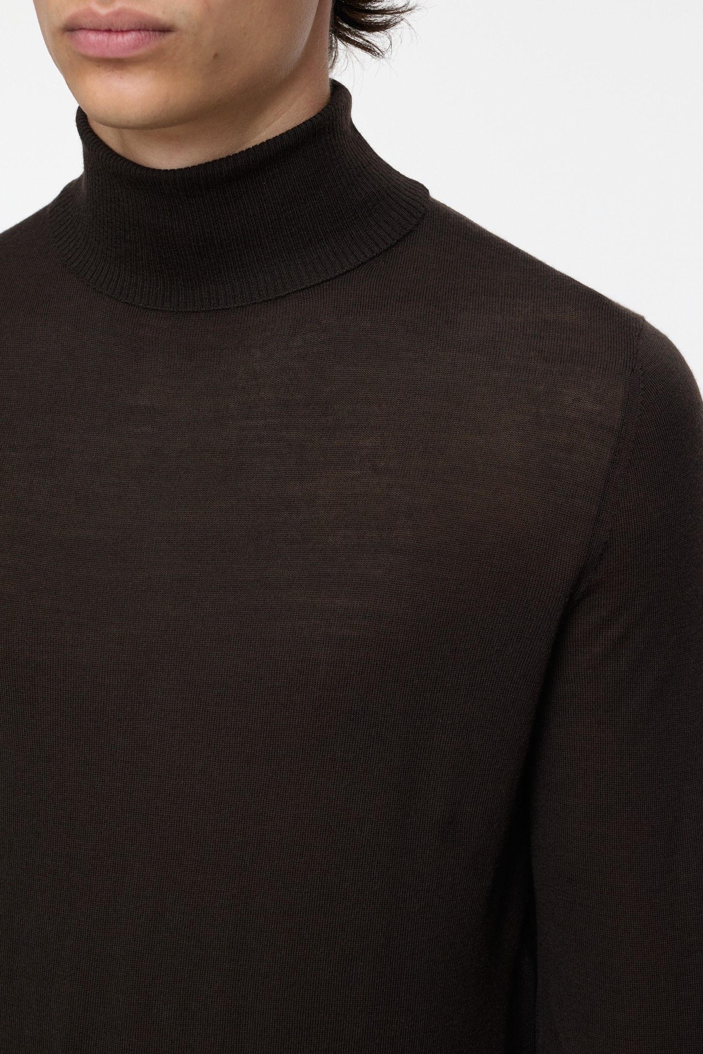 TURTLE-NECK JUMPER KNITS EBONY 4
