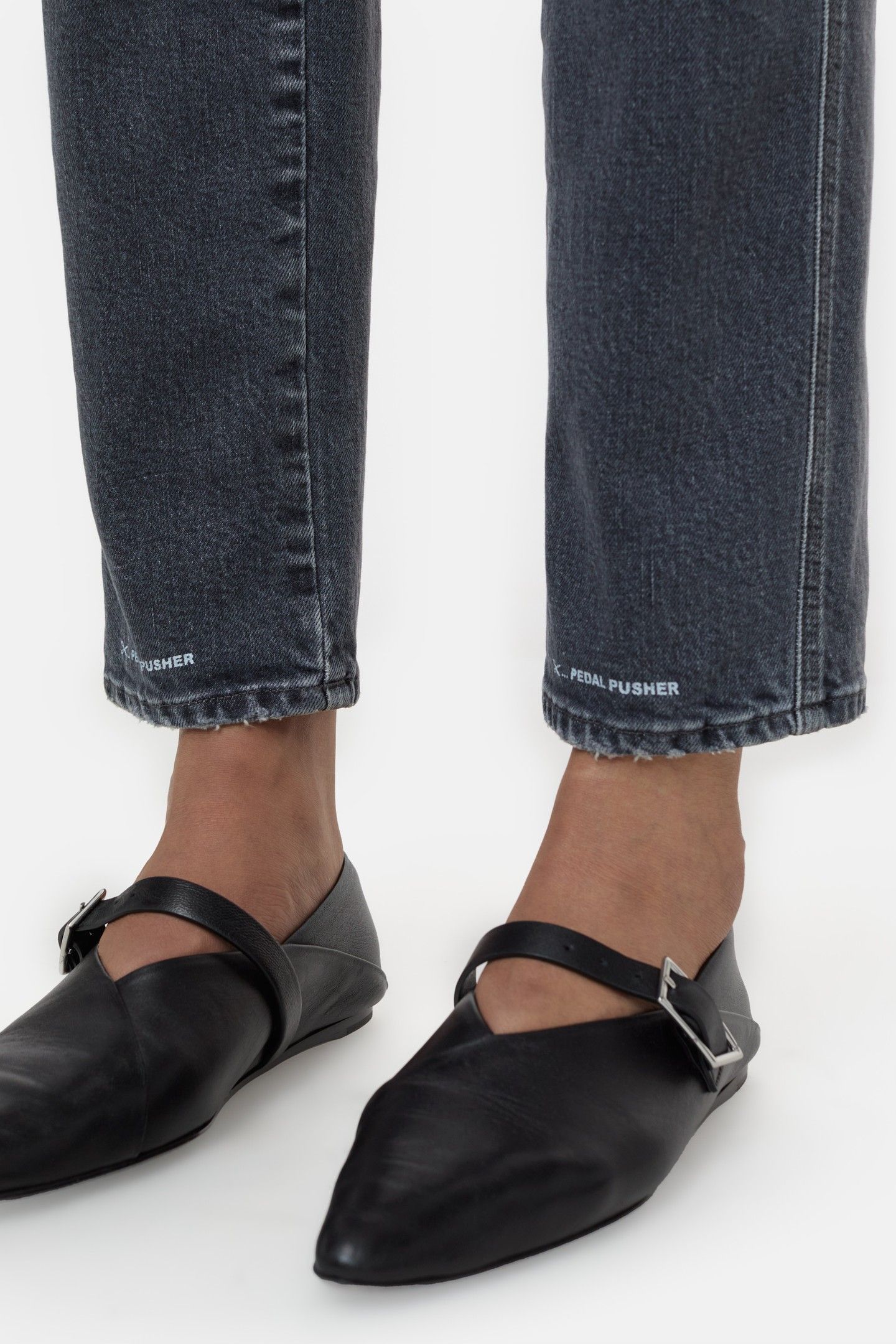 PEDAL PUSHER JEANS MID GREY 5
